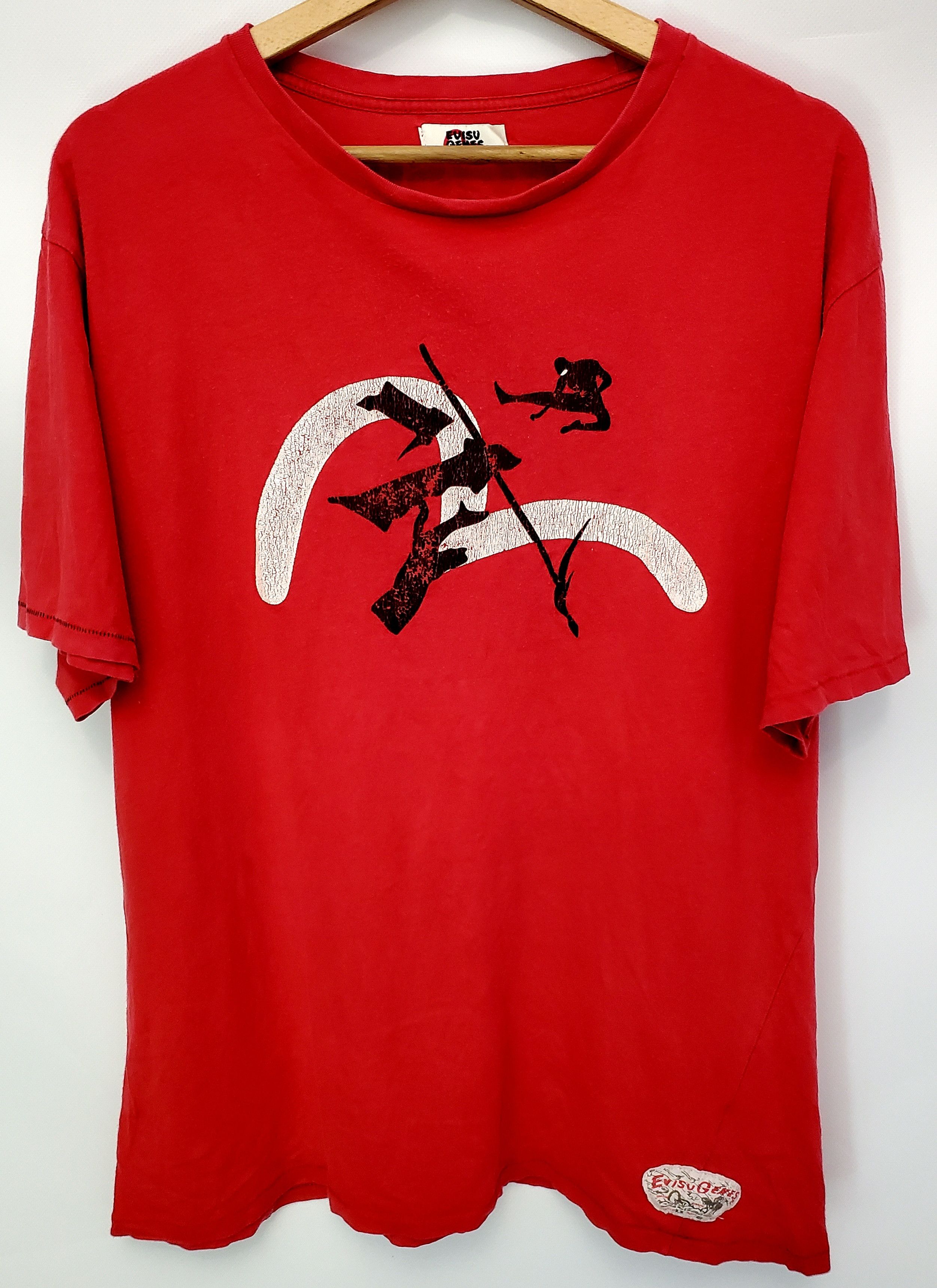 Evisu × Japanese Brand × Vintage Vintage Evisu Genes Ninja Tee Shirt size L Size US L / EU 52-54 / 3 - 1 Thumbnail
