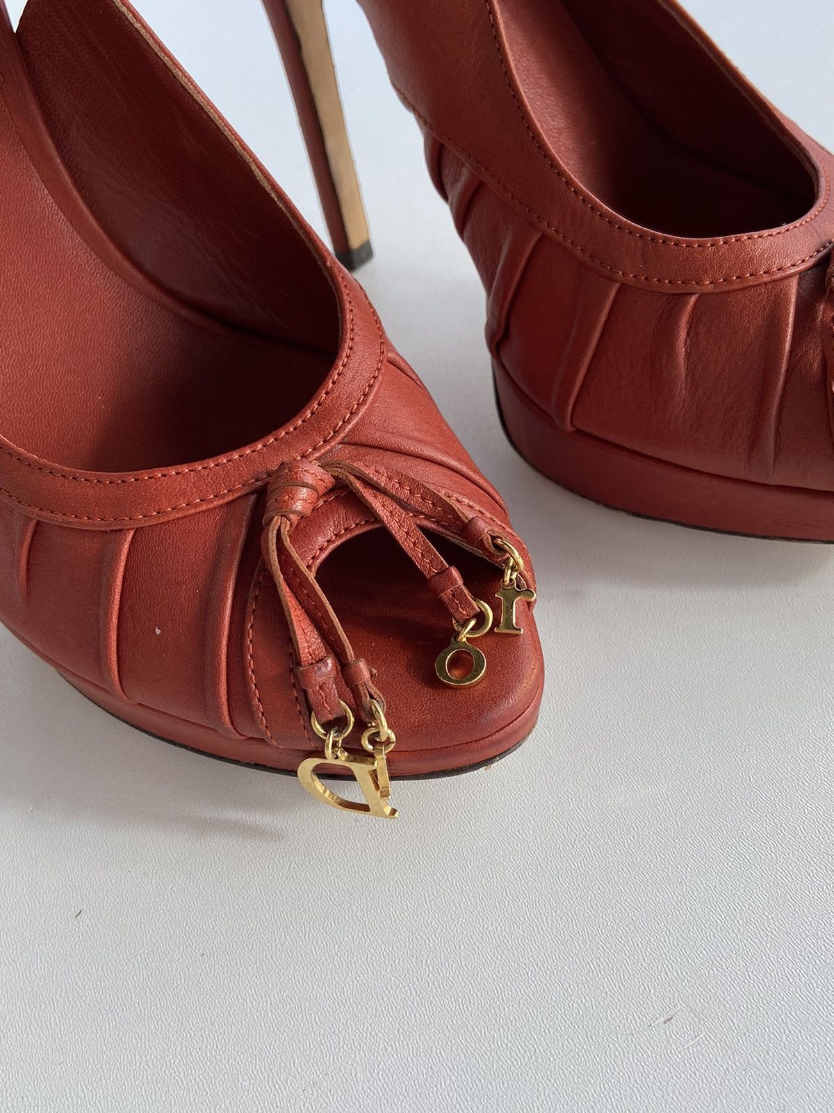 Christian Dior Monsieur Christian Dior vintage Heels brown patent leather Size US 6 / IT 36 - 9 Thumbnail