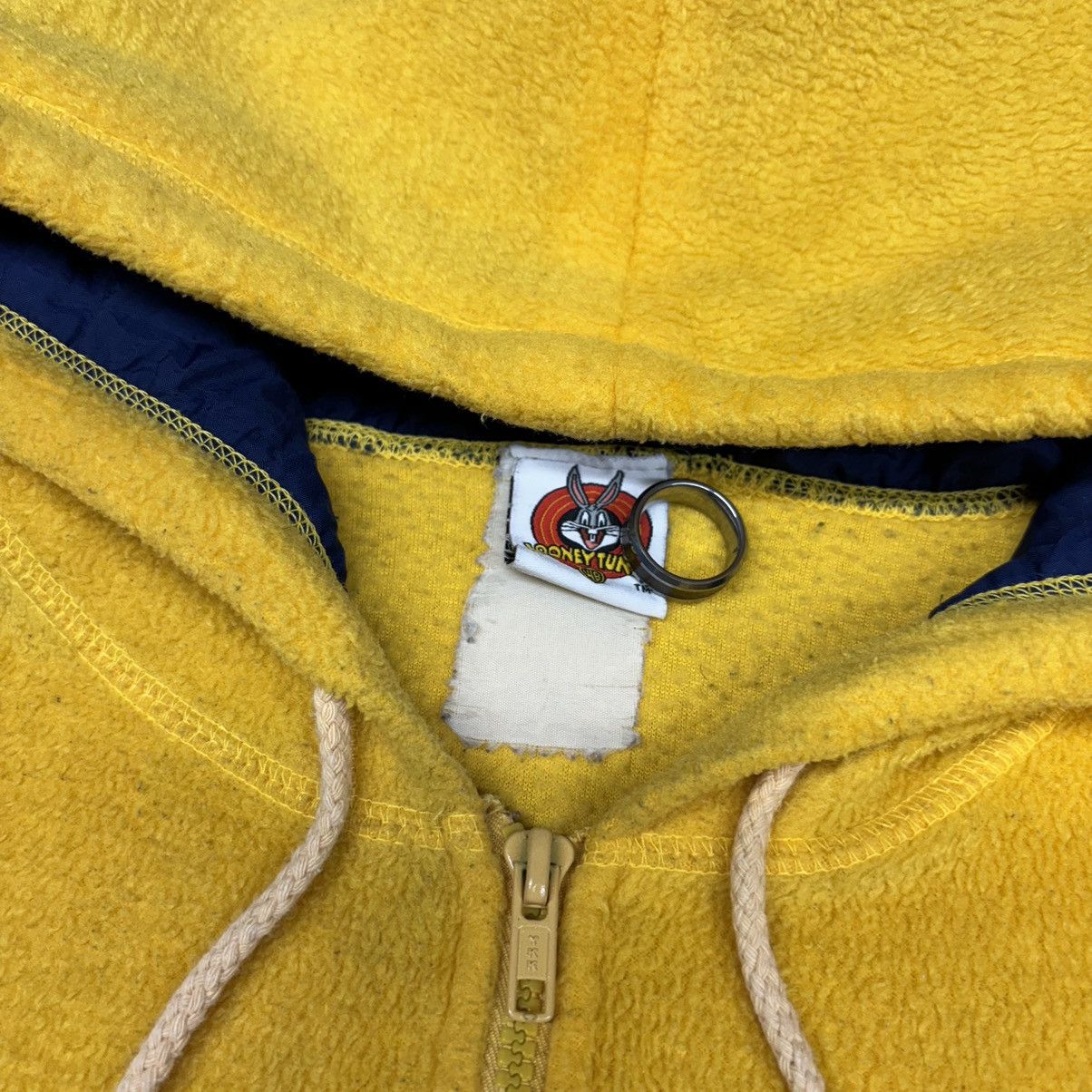Vintage × Warner Bros Vintage Taz Fleece Hoodie Size US XXL / EU 58 / 5 - 4 Thumbnail