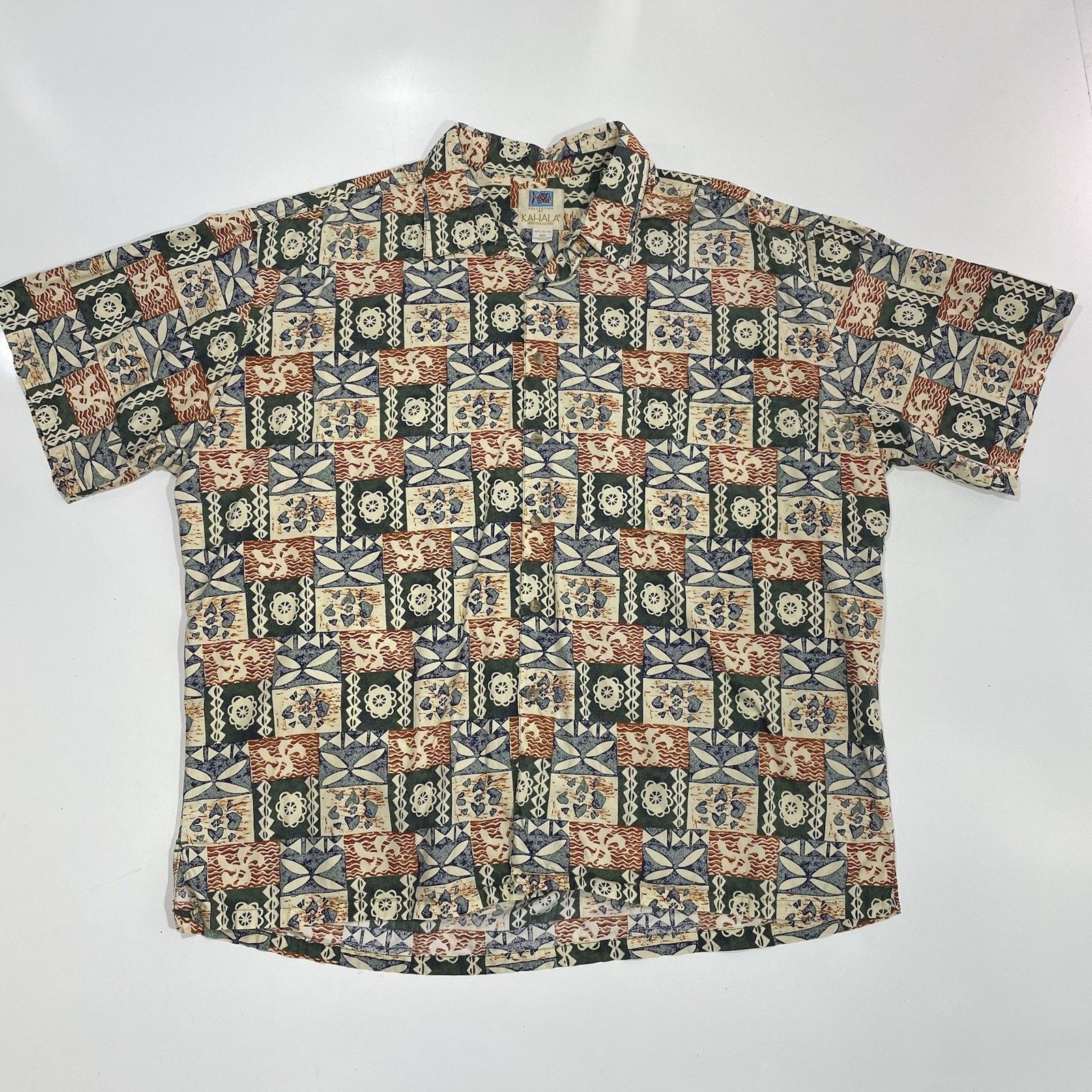 Reyn Spooner VTG Handmade Avi Collection Kahala Hawaiian Tribal Shirt 2XL Size US XXL / EU 58 / 5 - 3 Thumbnail