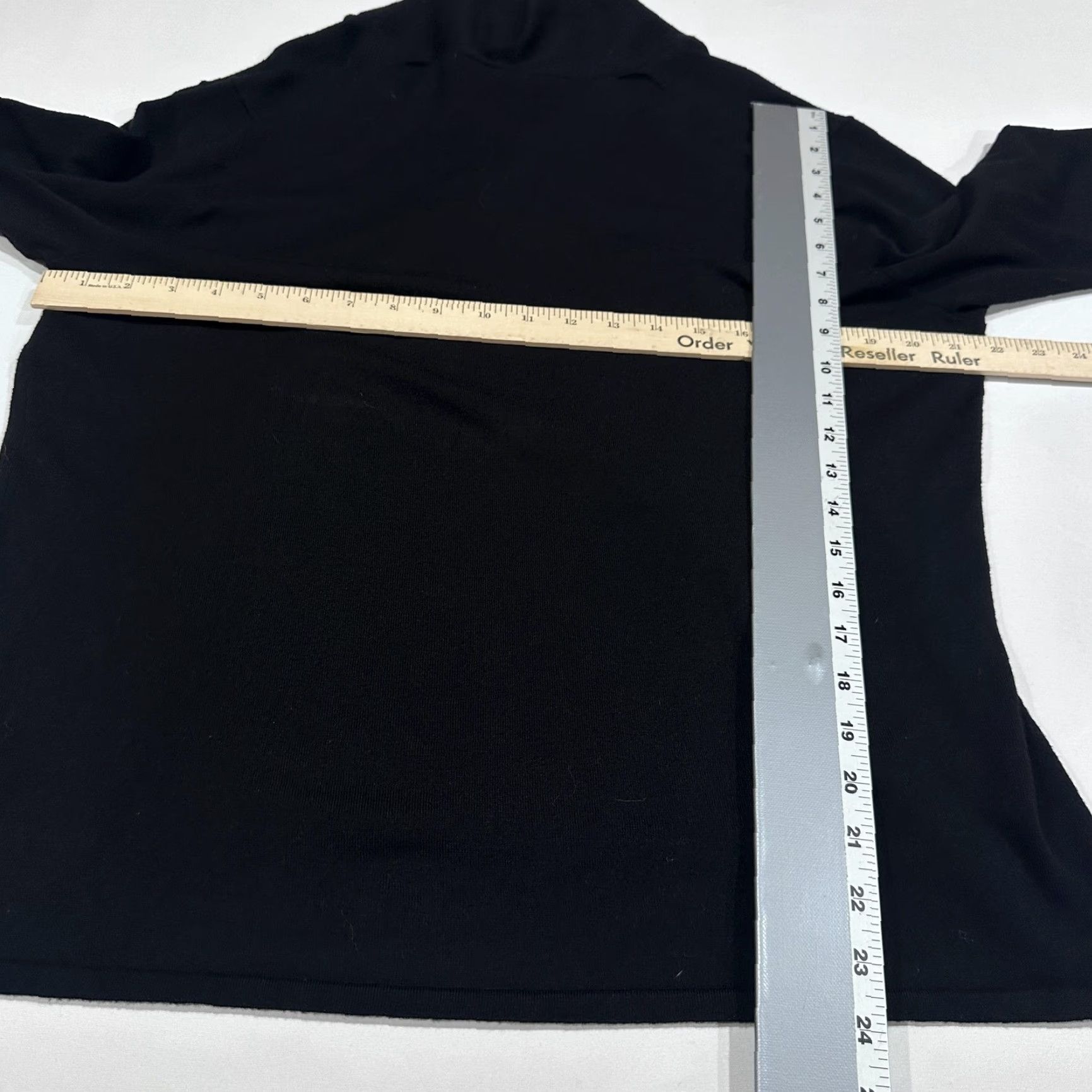 Jones New York Jones New York Sweater Womens 3X Black Hooded Tie Neck Pullover Long Sleeve Size XXL / US 16-18 / IT 52-54 - 5 Thumbnail