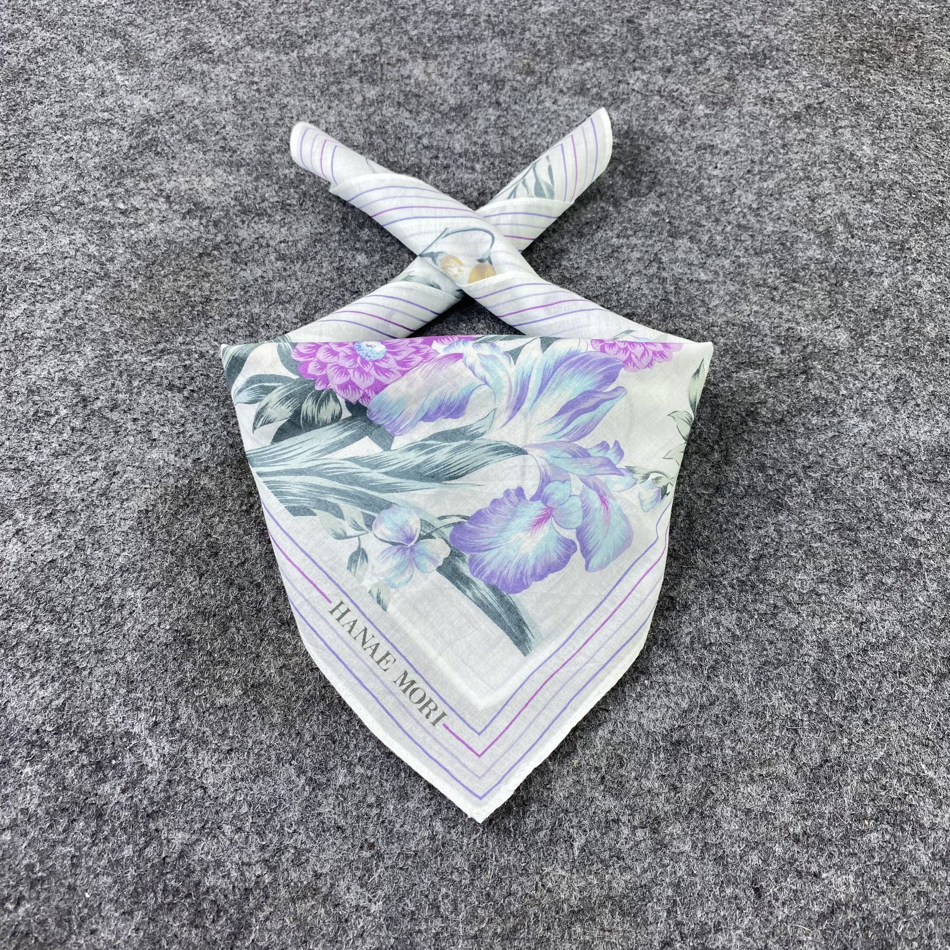 Hanae Mori Hanae Mori Handkerchief / Bandana / Neckerchief-B1078 Size ONE SIZE - 2 Thumbnail