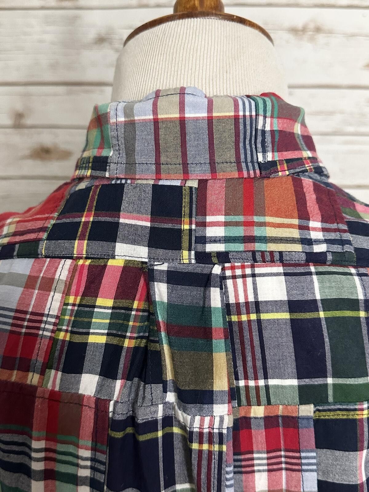 Brooks Brothers Brooks Brothers 1818 Regent Men's shirt madras patchwork Size US XS / EU 42 / 0 - 7 Thumbnail