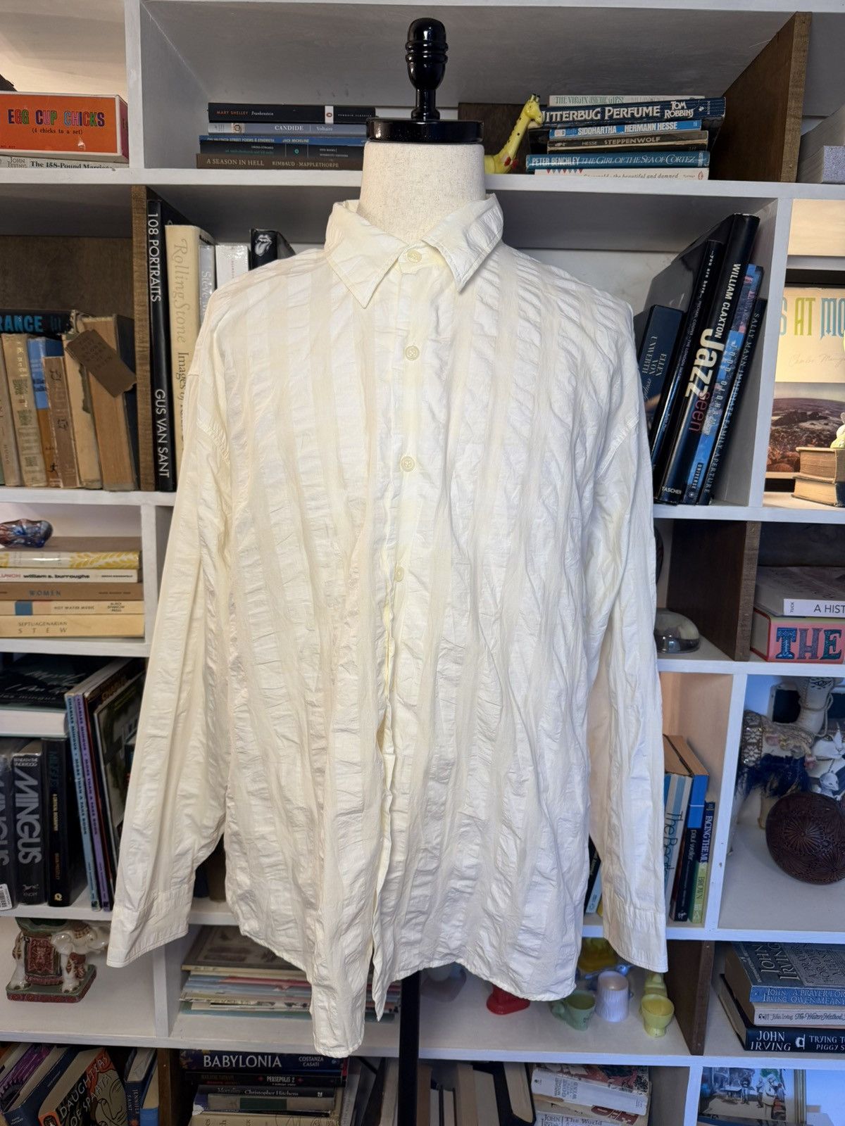 Mfpen Mfpen white striped button up Size US M / EU 48-50 / 2 - 1 Thumbnail