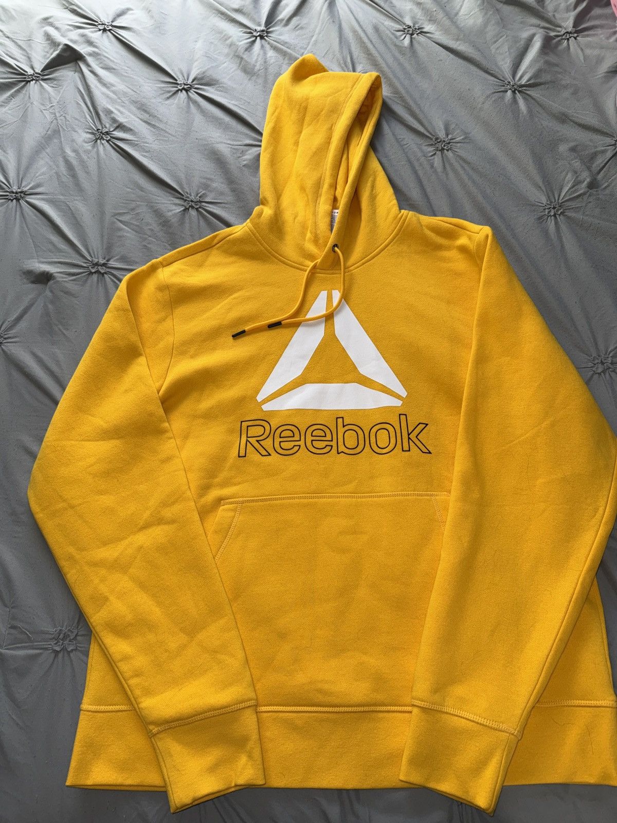 Reebok Yellow Reebok Hoodie Size US L / EU 52-54 / 3 - 1 Thumbnail