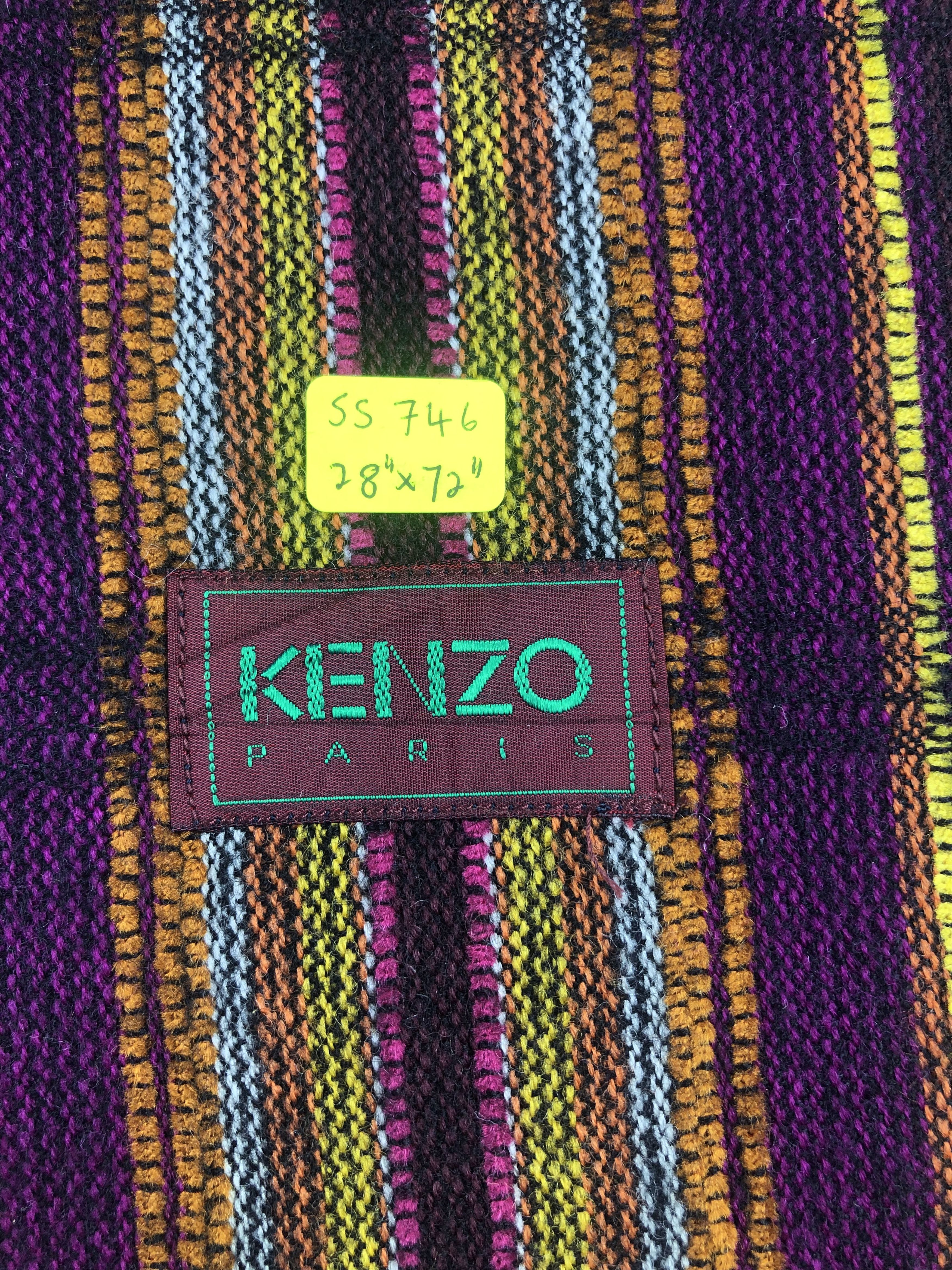Kenzo Kenzo Scarf / Muffler / Neckwear Size ONE SIZE - 3 Thumbnail