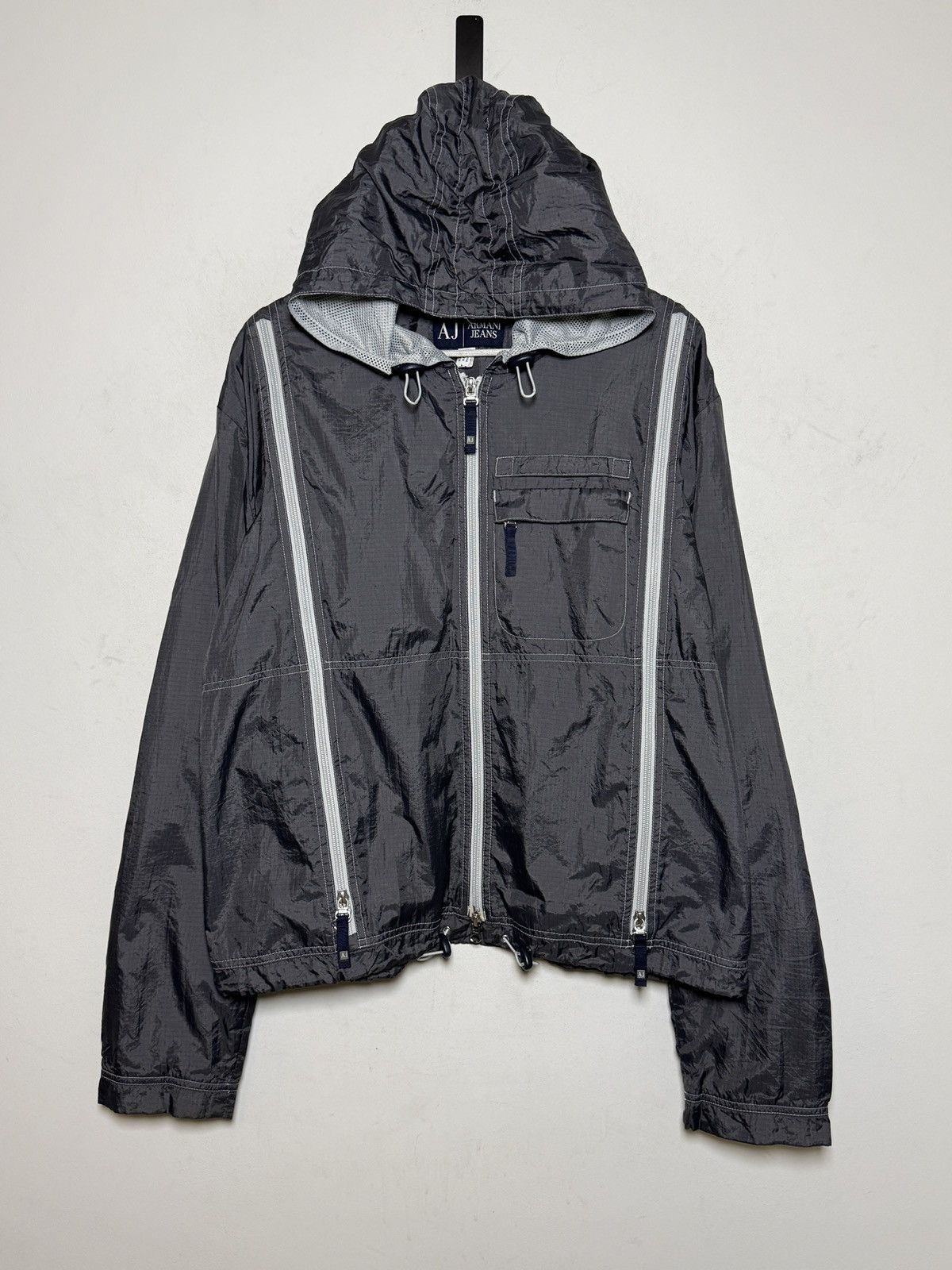Giorgio Armani Armani shimmer nylon multipocket light jacket Size US L / EU 52-54 / 3 - 5 Thumbnail
