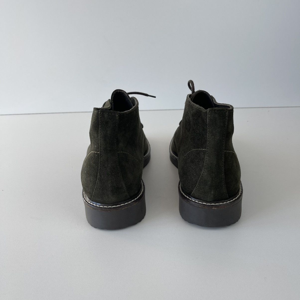 Bruno Magli Bruno Magli Sebastiano Desert Leather Boots Green MB2SEBP1 Size US 13 / EU 46 - 7 Thumbnail