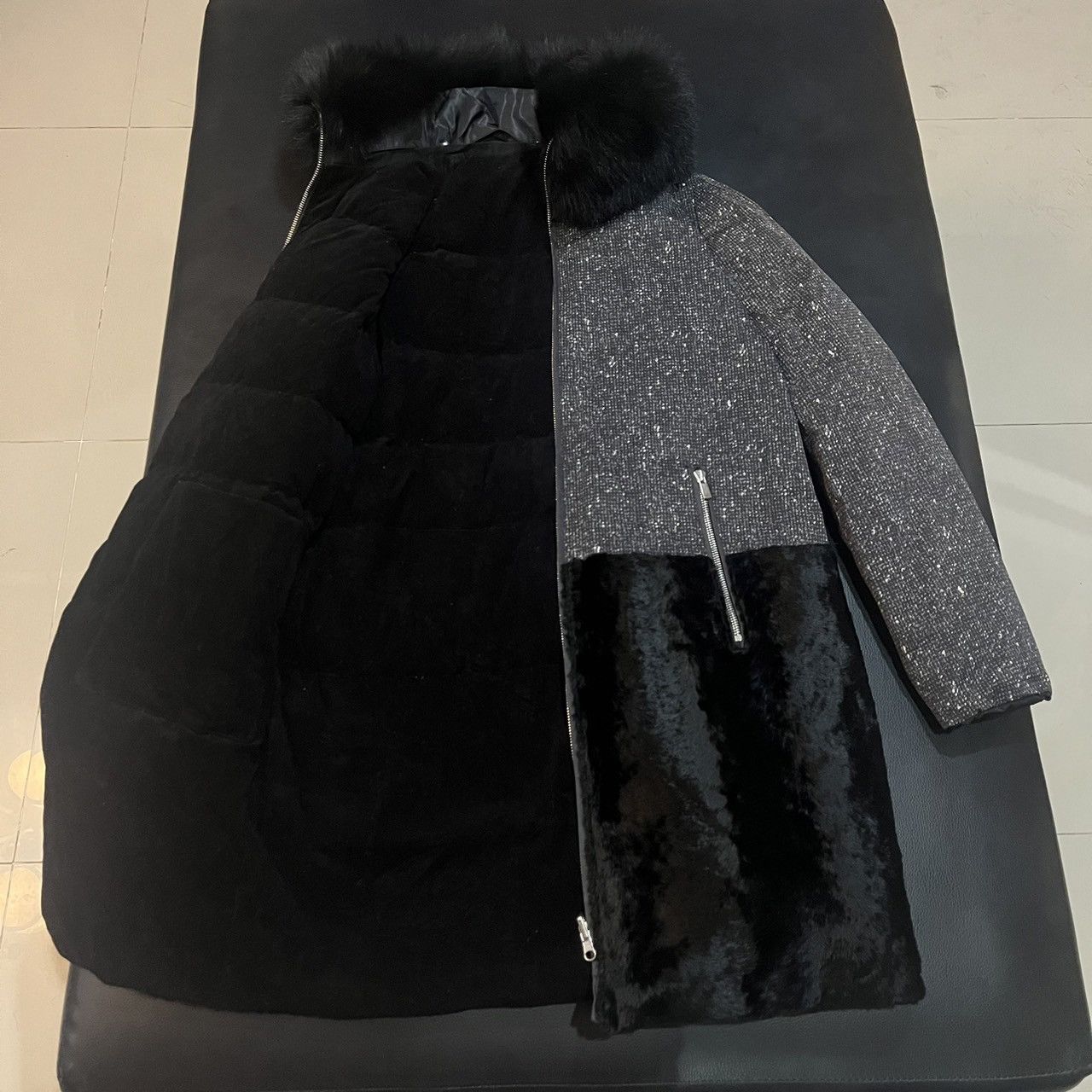 Japanese Brand DES PRES Fur Reversible Coat Jacket Size S / US 4 / IT 40 - 7 Thumbnail