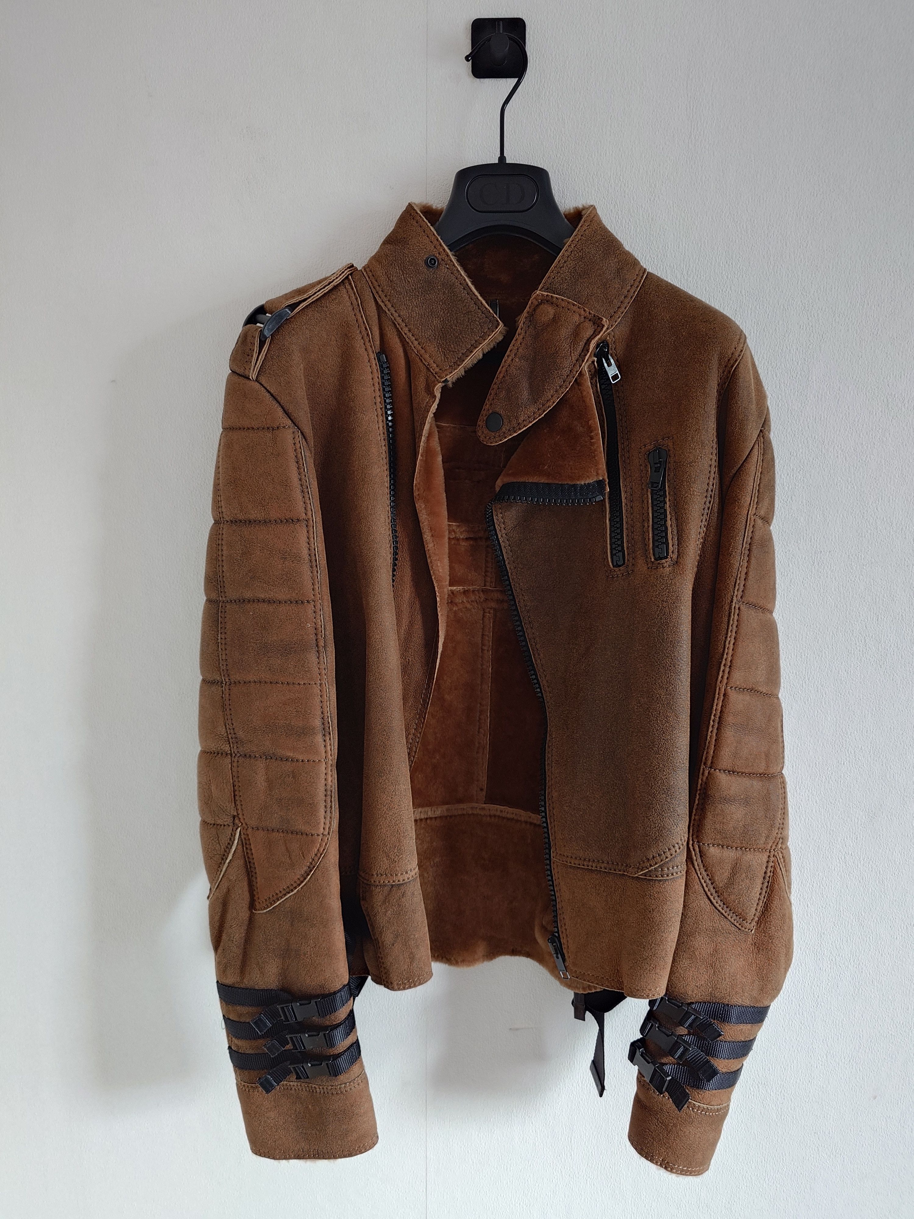 Dior Dior Homme AW05 Runway T Pocket Leather Jacket | Grailed