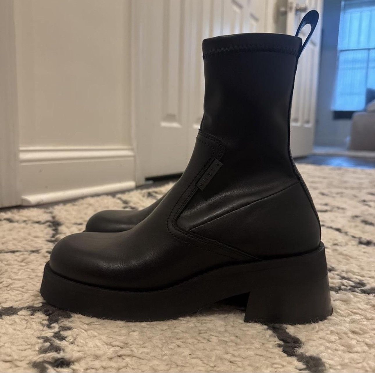 Miista Miista Oliana boots in black Size US 7.5 / IT 37.5 - 2 Thumbnail