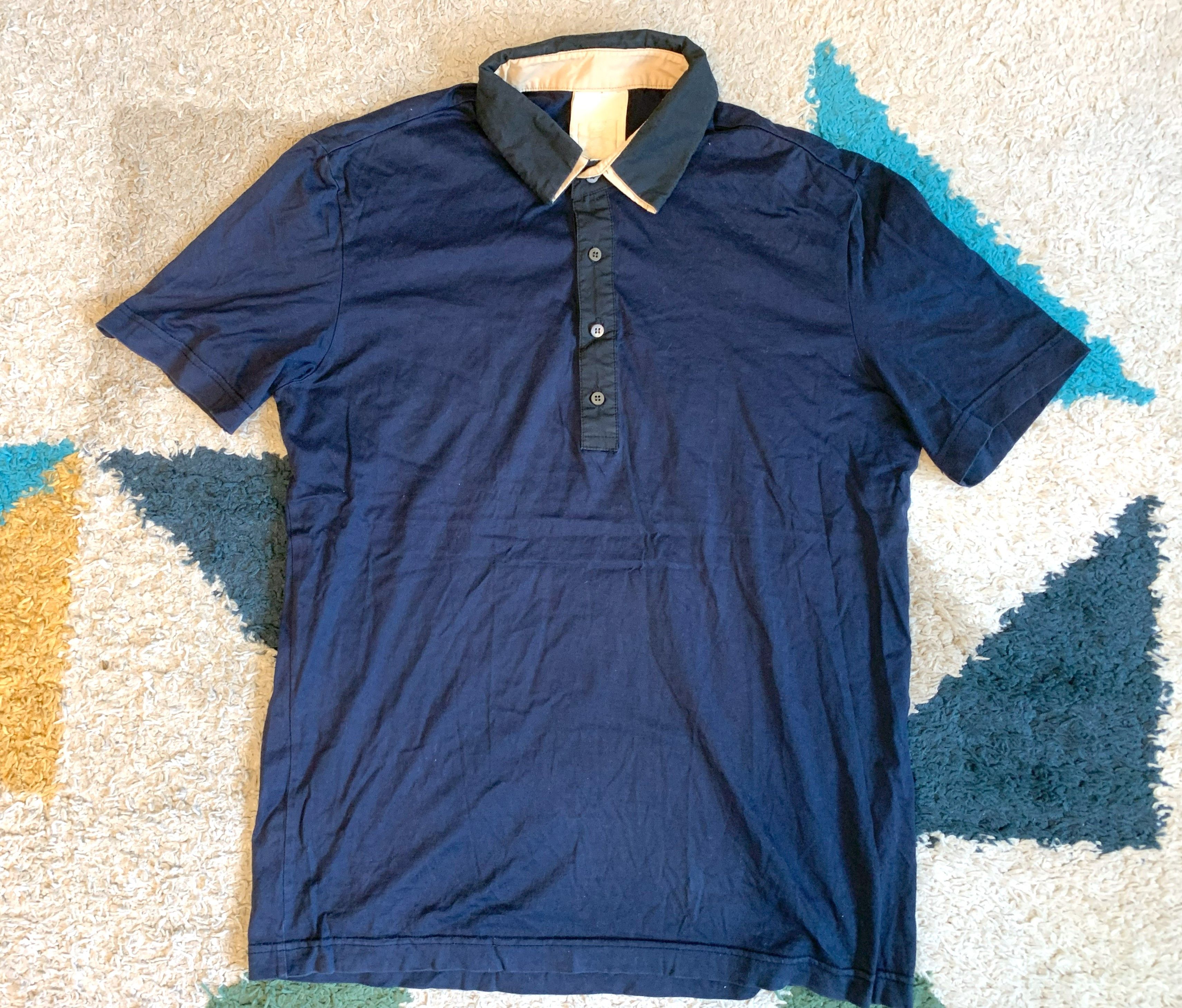 Wooyoungmi Wooyoungmi cotton polo shirt, made in Korea, size 48 (M) Size US M / EU 48-50 / 2 - 1 Thumbnail