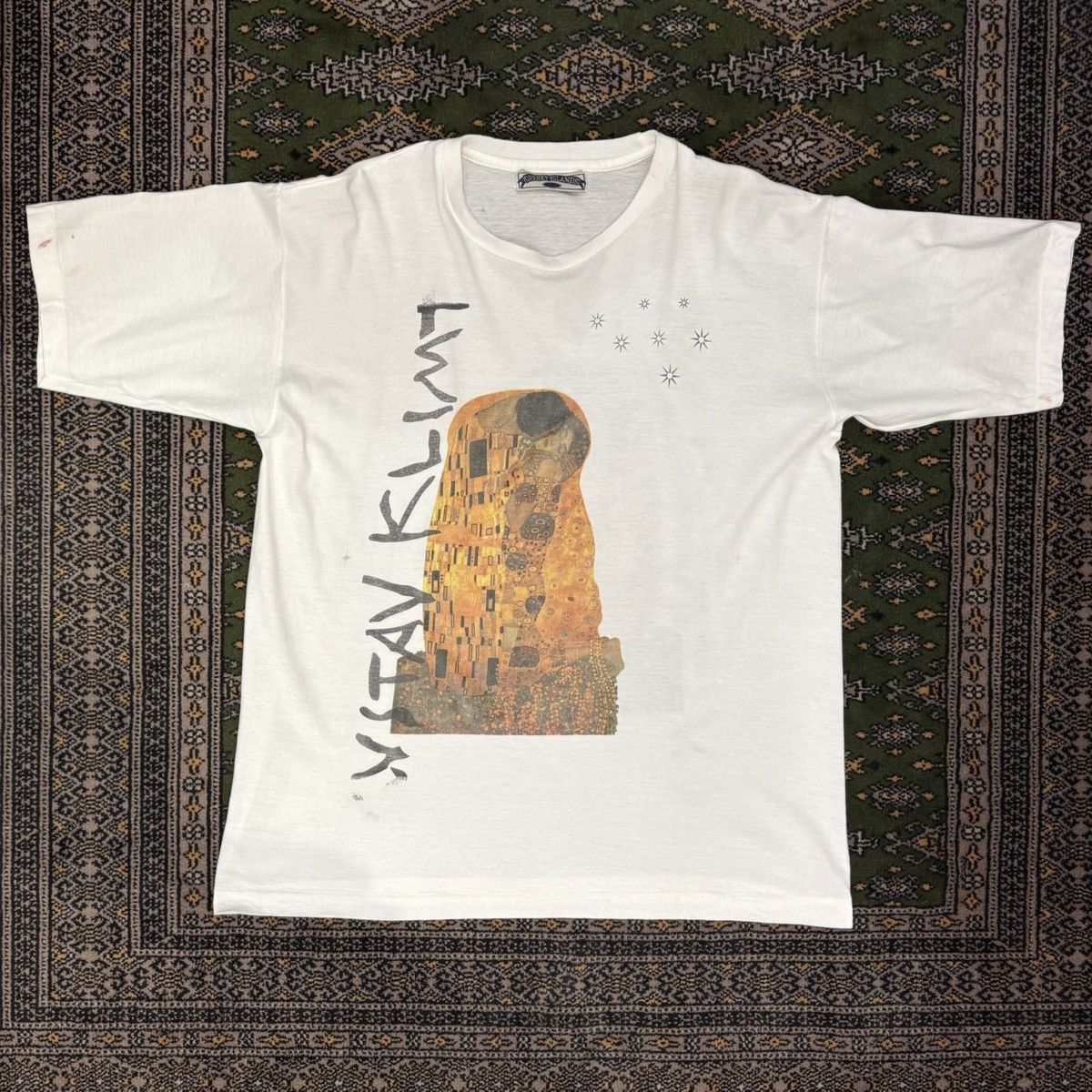 Vintage Super rare 1990s vintage Gustav Klimt Art Tee Size US L / EU 52-54 / 3 - 1 Thumbnail