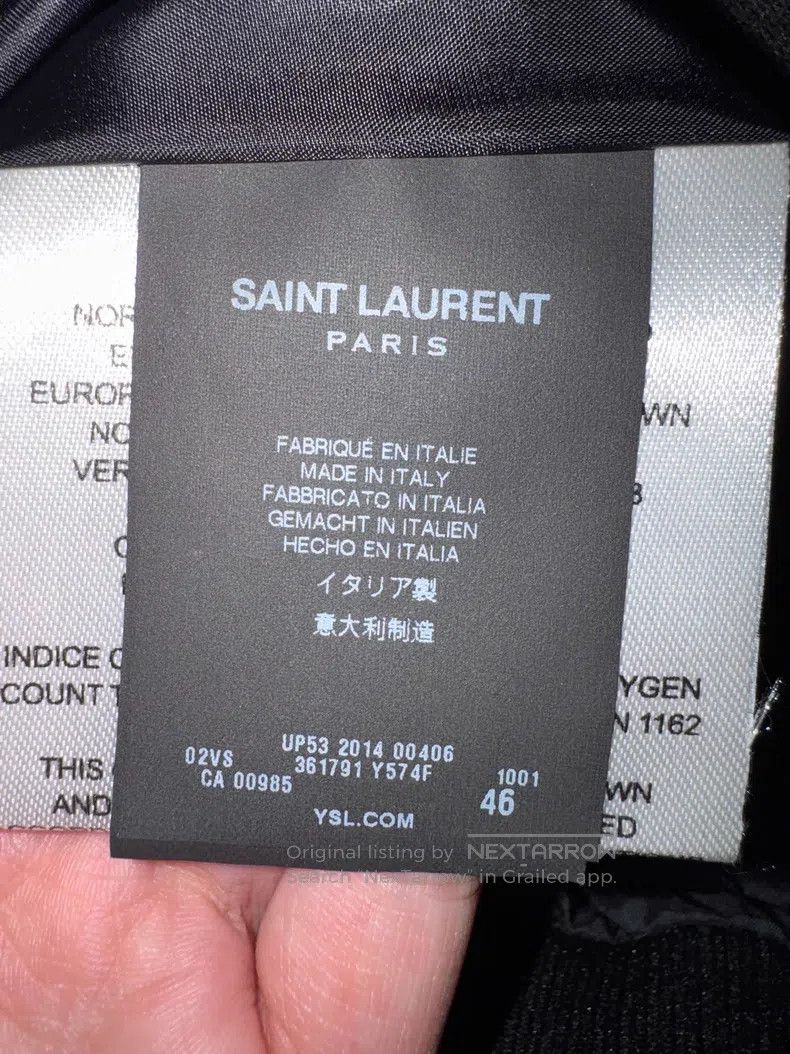 Saint Laurent Paris Saint Laurent Paris New Rivet Patchwork Down Jacket Size US S / EU 44-46 / 1 - 6 Thumbnail