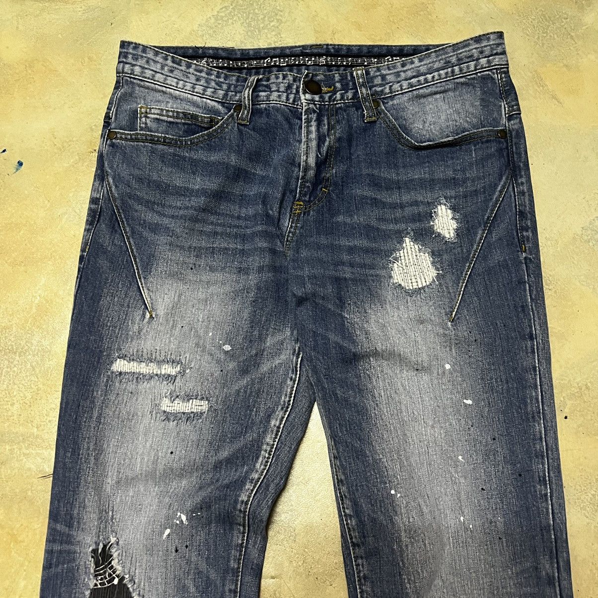 Number (N)ine Number Nine x Loveless Guild Prime Collaboration Denim Jeans Size US 31 - 3 Thumbnail