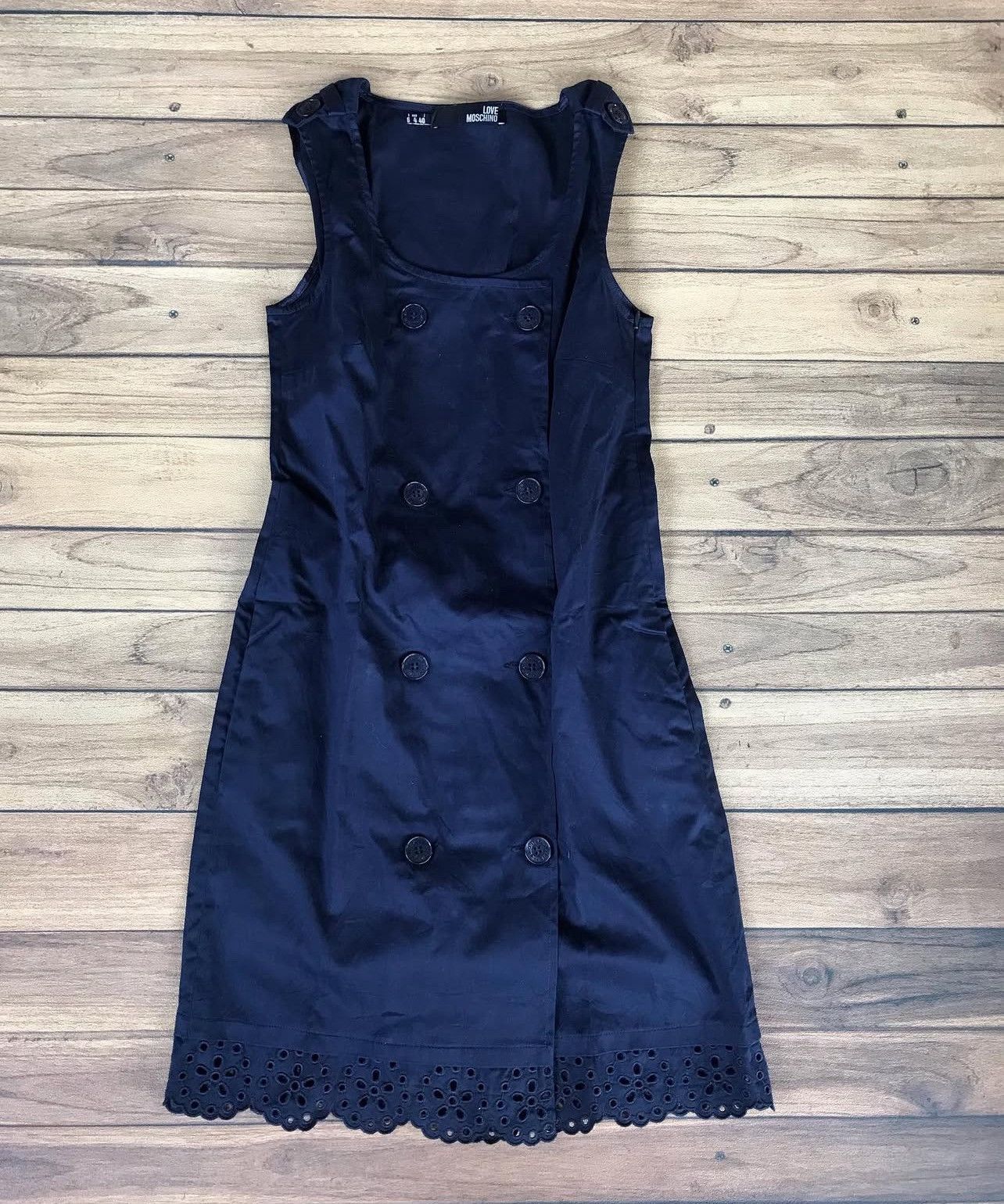 Love moschino double button dress