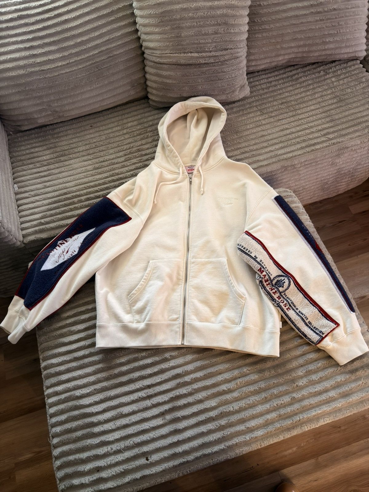 Martine Rose × Supreme Supreme x Martine Rose Towel Zip Up Hooded Sweatshirt Size US L / EU 52-54 / 3 - 2 Thumbnail