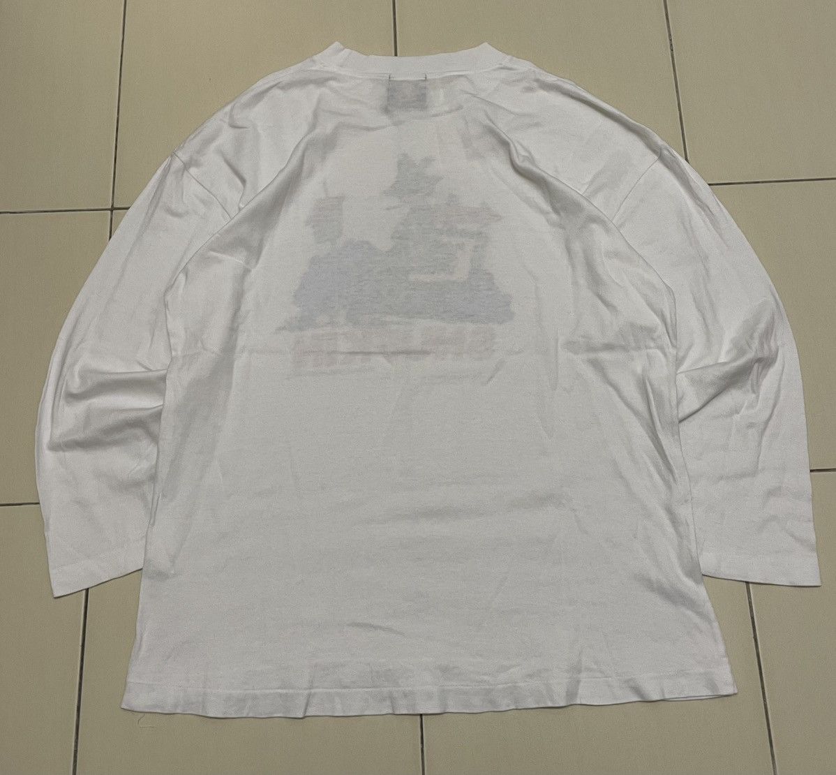 Vintage Vtg 90s Solitary Chap x Snufkin Moomin Long Sleeve Tshirt Size US M / EU 48-50 / 2 - 4 Thumbnail
