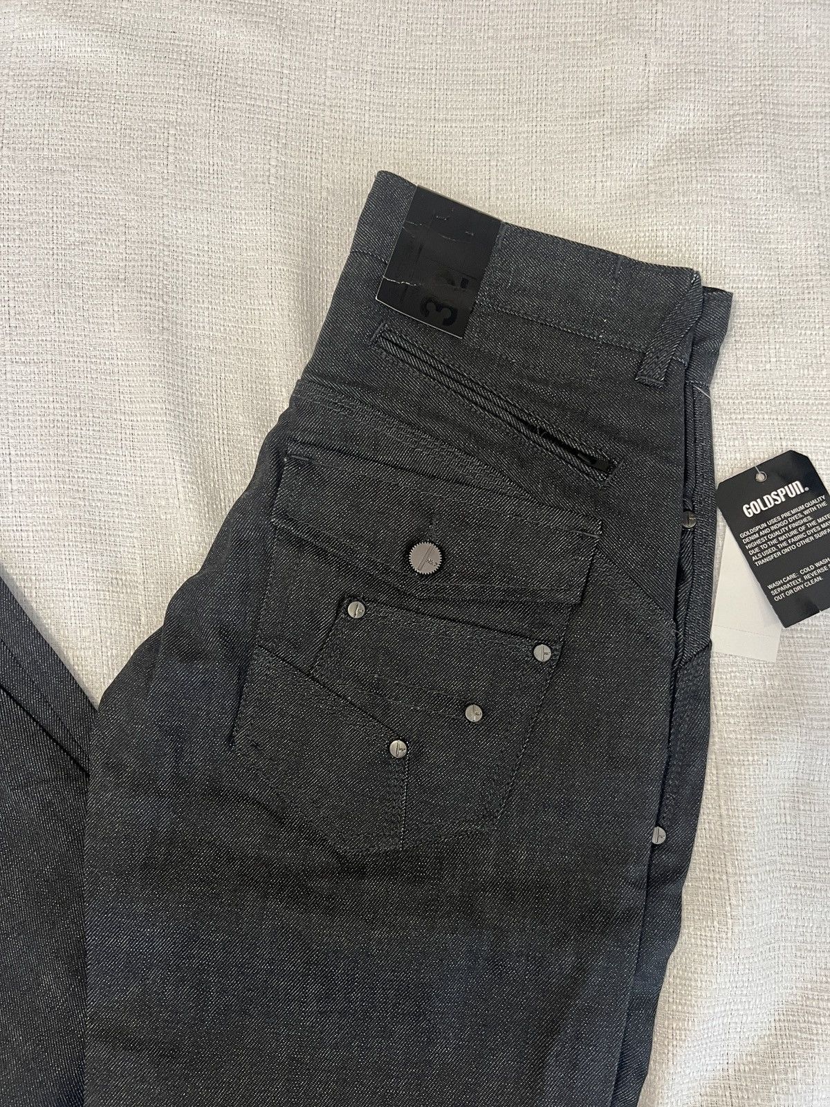 Other Goldspun G7 Black Grey Denim Pants, Multi Pocket Men's Size 32 Size US 32 / EU 48 - 1 Thumbnail