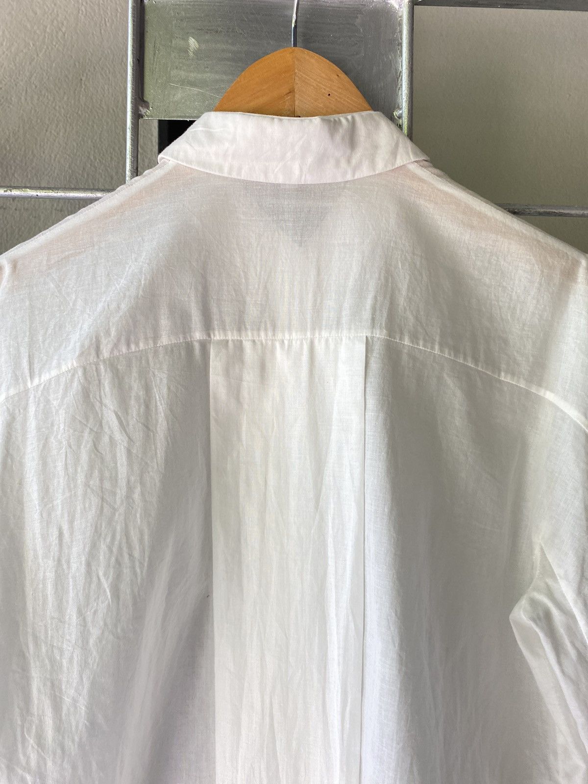 Jil Sander Jil Sander 3/4 Sleeve White Shirt Size XXS / US 00 / IT 34 - 7 Thumbnail