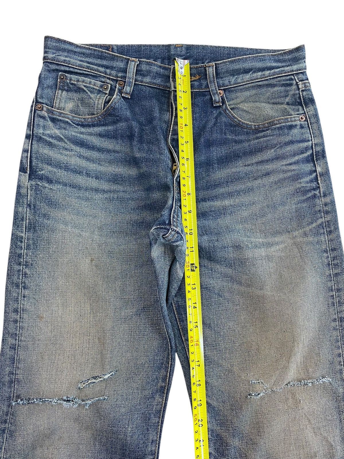 Japanese Brand Japanese Brand Whiskers Mud Wash Style Ripped Jeans Size US 30 / EU 46 - 6 Thumbnail