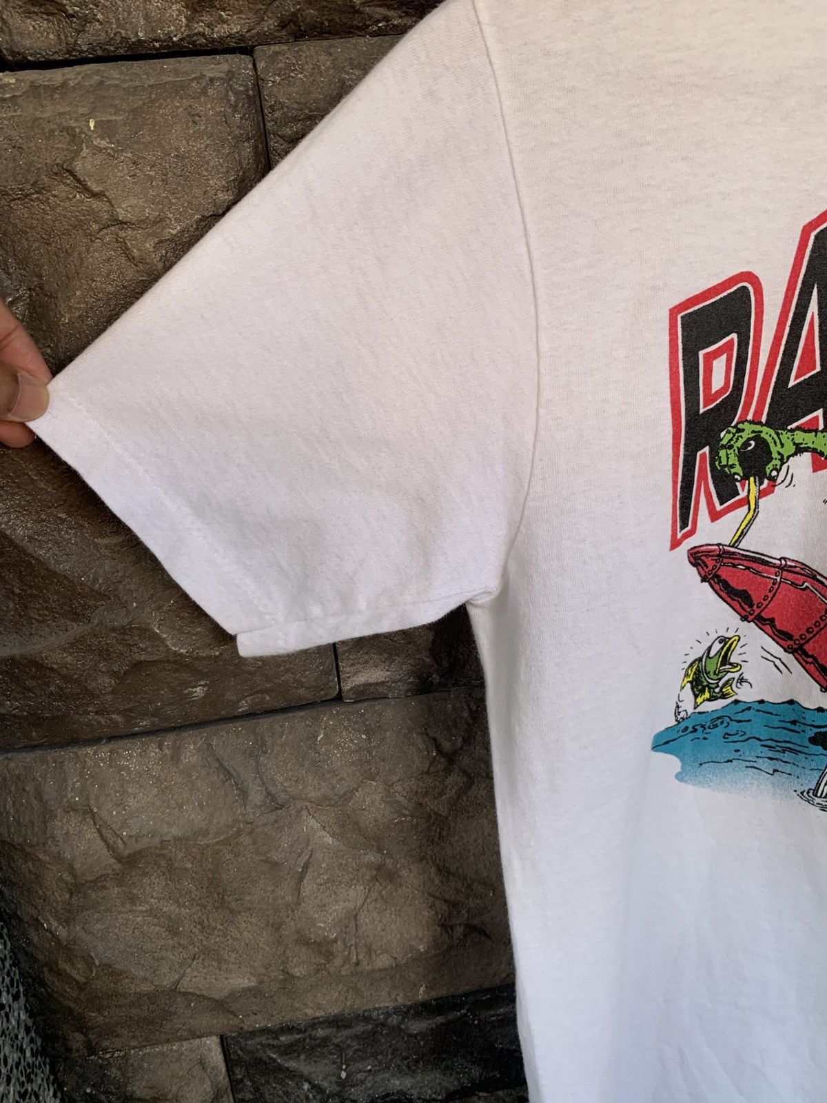 Vintage Vintage 90s Rat Fink Ed Roth Graphics T shirt Size US S / EU 44-46 / 1 - 3 Thumbnail