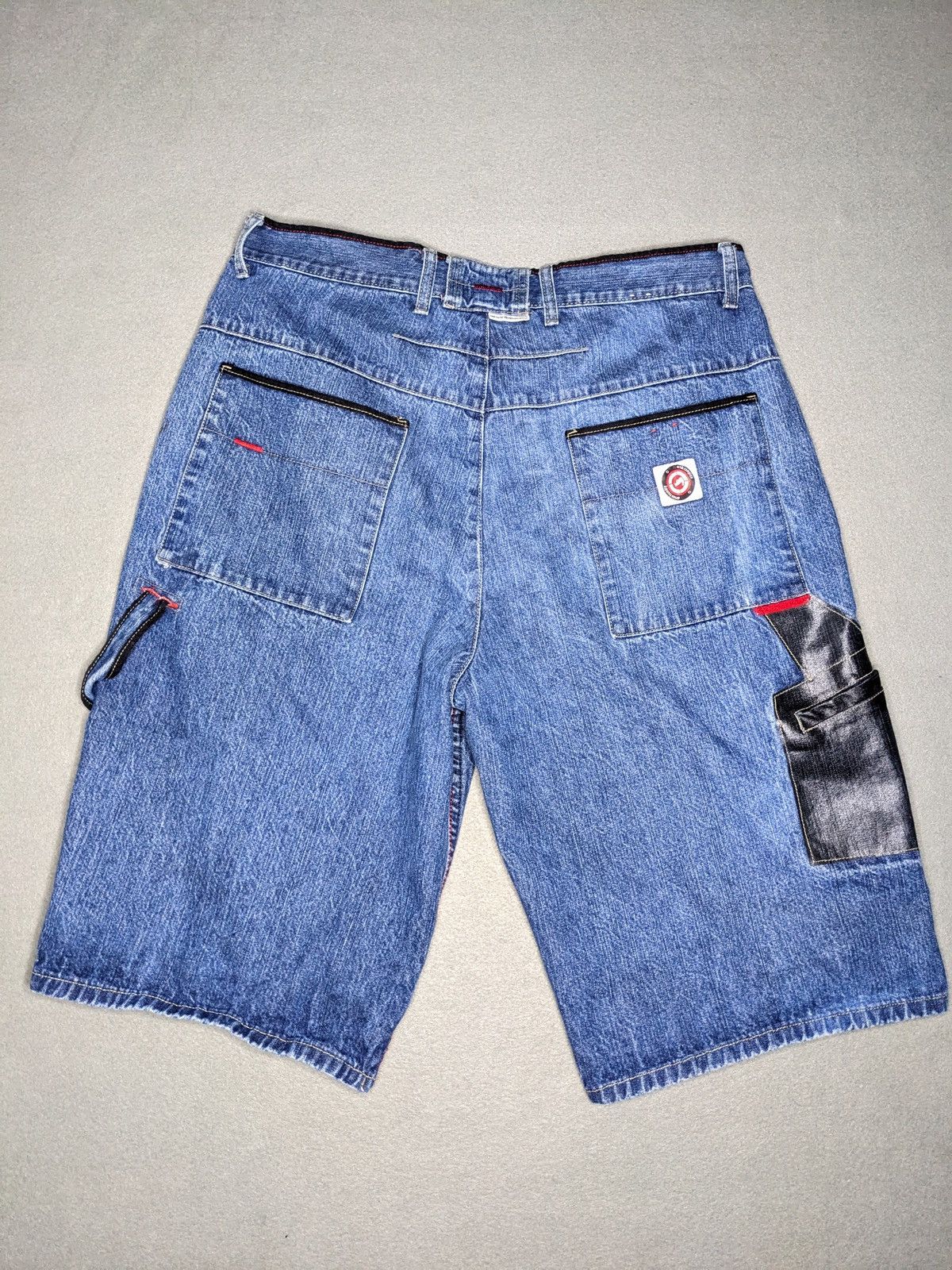 Ecko Unltd. Vintage 90s Ecko Unltd Carpenter Shorts Denim Baggy Jorts 38 Size US 38 / EU 54 - 1 Thumbnail
