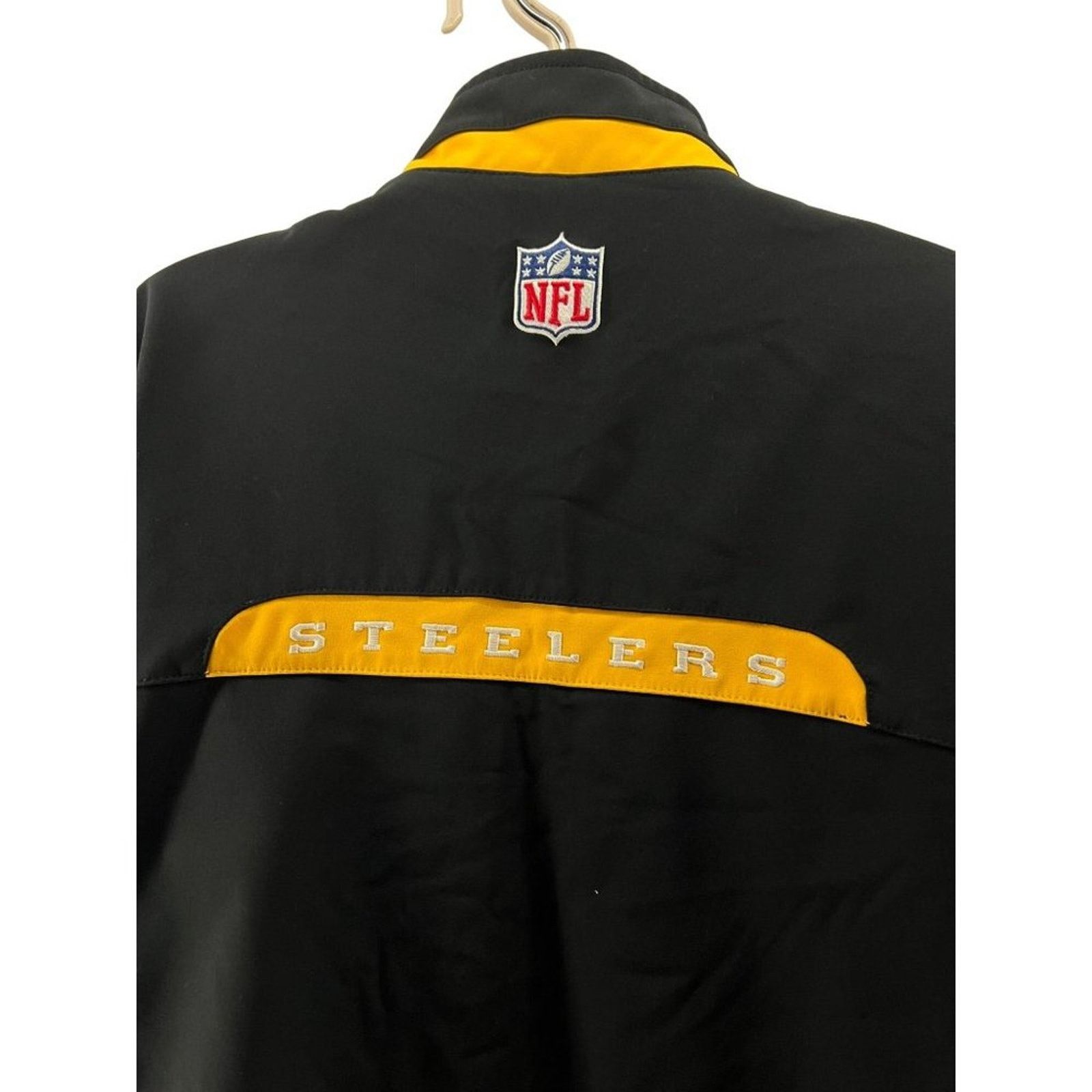 Reebok Reebok NFL Pittsburgh Steelers Soft Shell Jacket Full Zip L Size US L / EU 52-54 / 3 - 8 Thumbnail