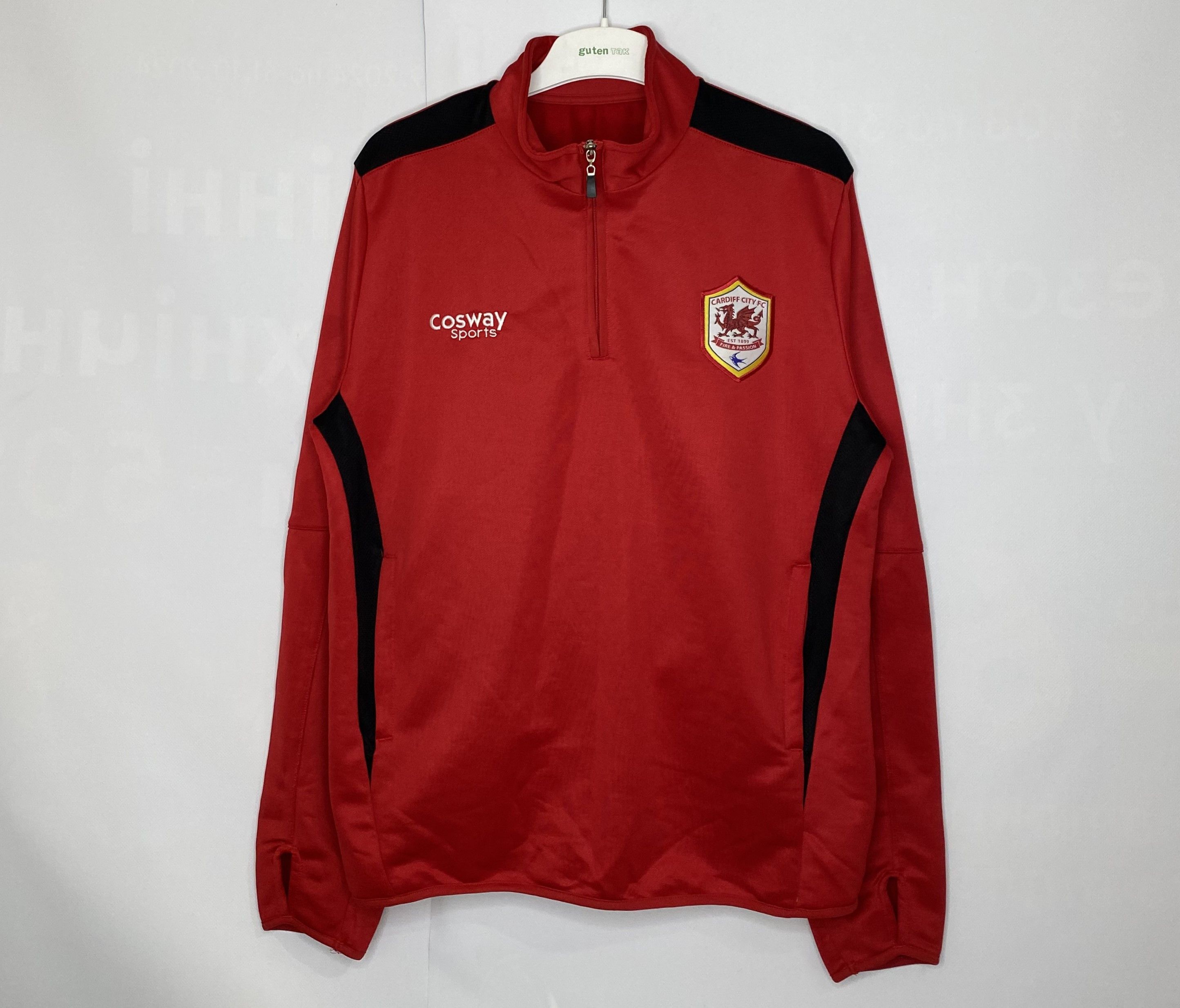Adidas CARDIFF CITY 2014 2015 TRAINING FOOTBALL SHIRT SOCCER JERSEY Size US XL / EU 56 / 4 - 1 Thumbnail