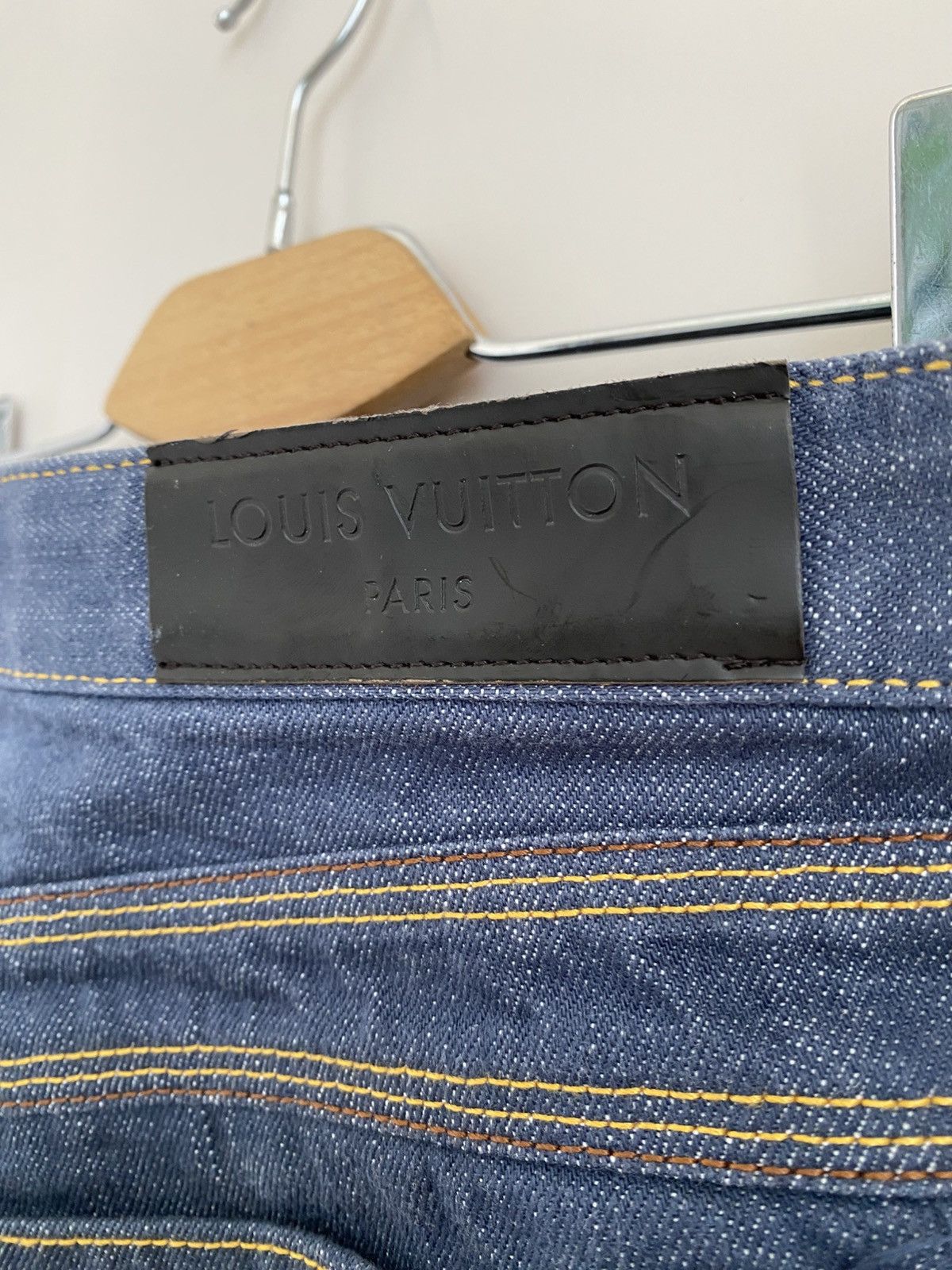 Louis Vuitton Louis Vuitton dark blue men's jeans Size US 33 - 9 Thumbnail