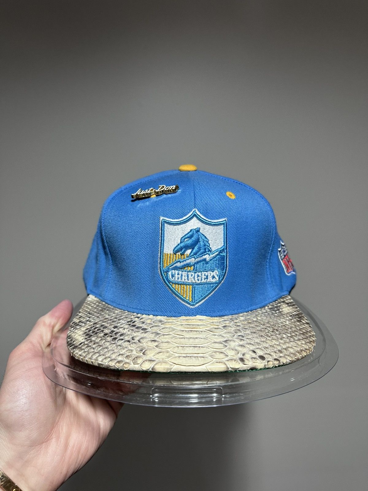 Just Don Just Don x Mitchell & Ness NFL San Diego Chargers Blue Hat Size ONE SIZE - 9 Thumbnail
