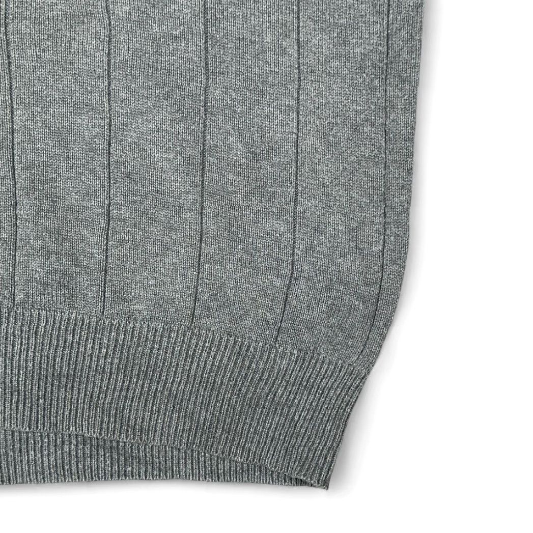 Polo Ralph Lauren VINTAGE Polo Ralph Lauren Sweater Vest Shirt Adult LARGE Gray Cotton 90s Polo Pony Logo Sleeveless Knit Size US L / EU 52-54 / 3 - 6 Thumbnail