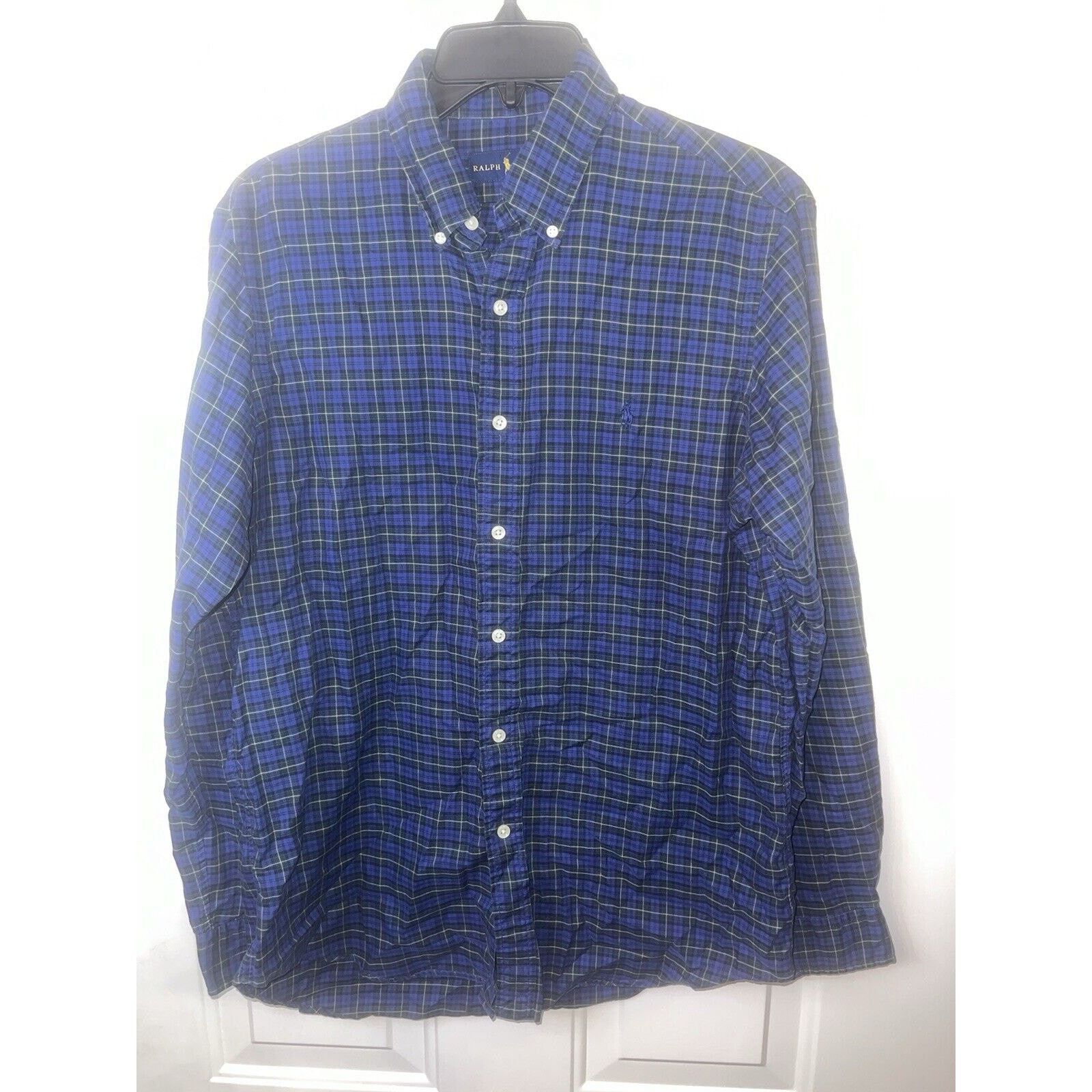 Polo Ralph Lauren Polo Ralph Lauren Button Up Shirt Oxford Mens Medium Plaid Size US M / EU 48-50 / 2 - 1 Thumbnail