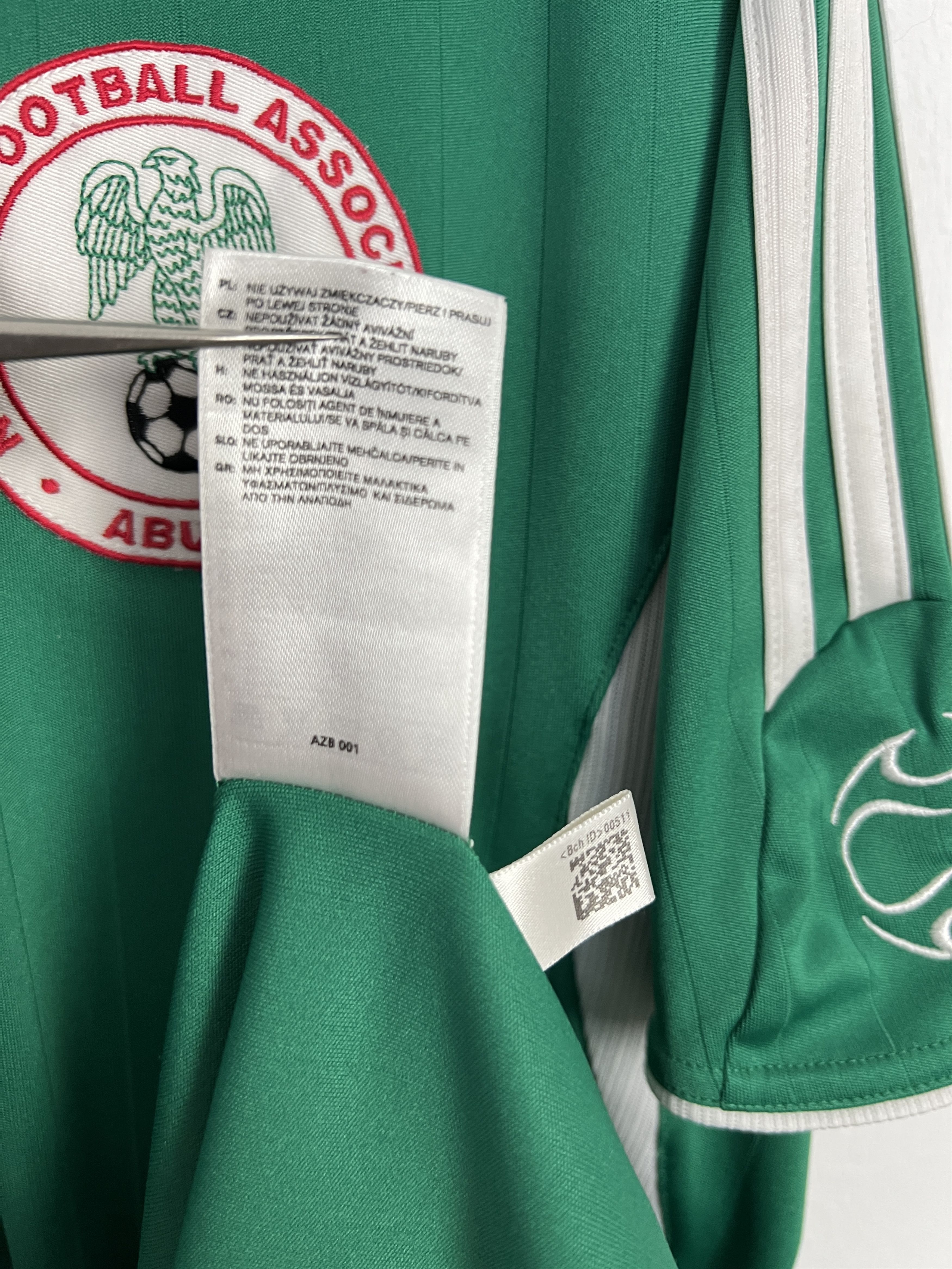 Adidas Nigeria Home football shirt 2005 Soccer Adidas Jersey Size US XXL / EU 58 / 5 - 10 Thumbnail