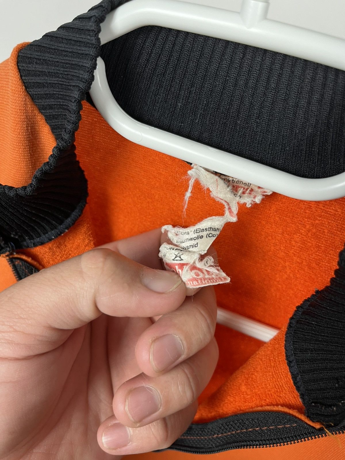 Other Vintage Nabholz Cycling Jersey Orange Black Zip-Up Retro Fit Size US M / EU 48-50 / 2 - 9 Thumbnail