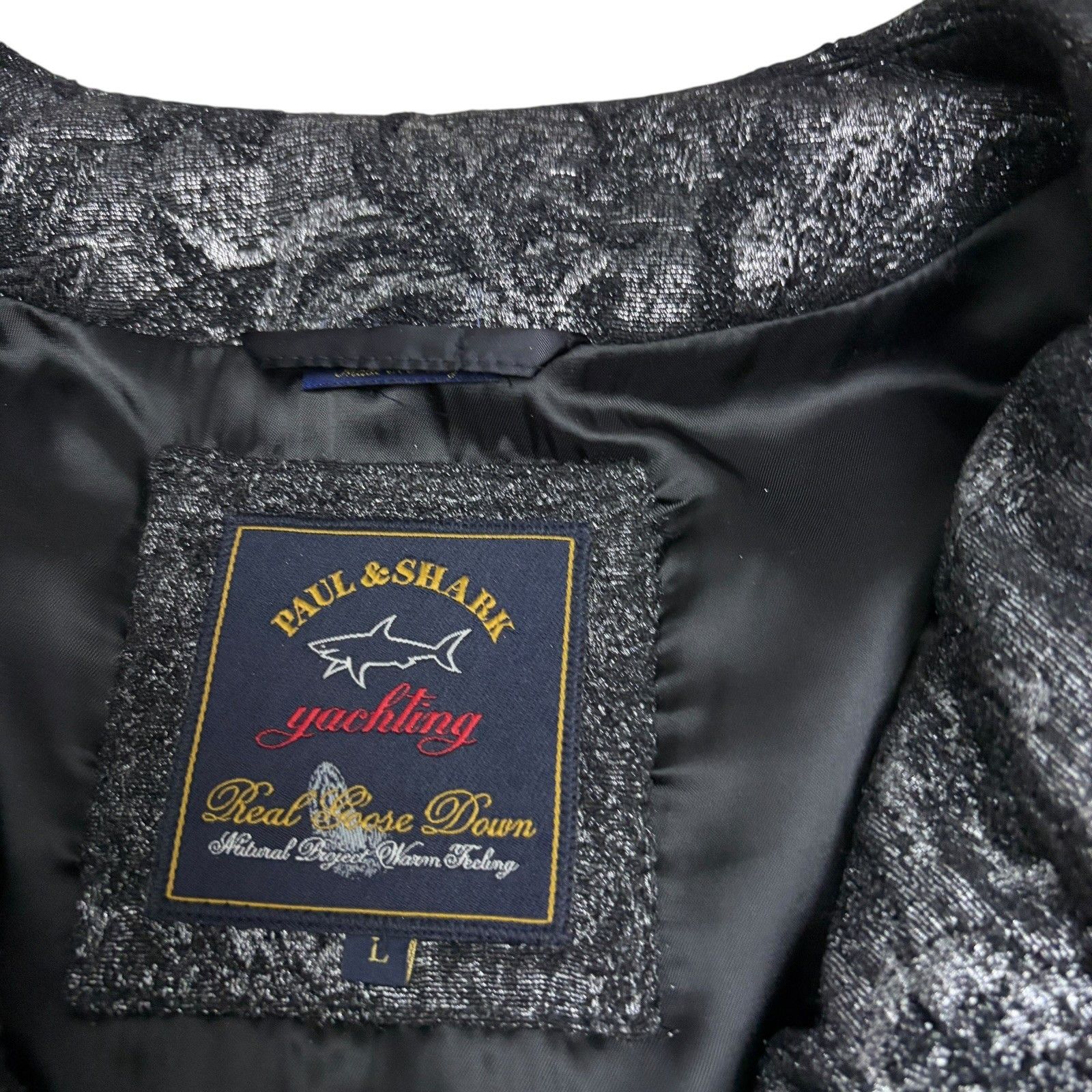 Paul & Shark $1,300 PAUL & SHARK Down Puffer Jacket Wool Coat Large Size L / US 10 / IT 46 - 4 Thumbnail