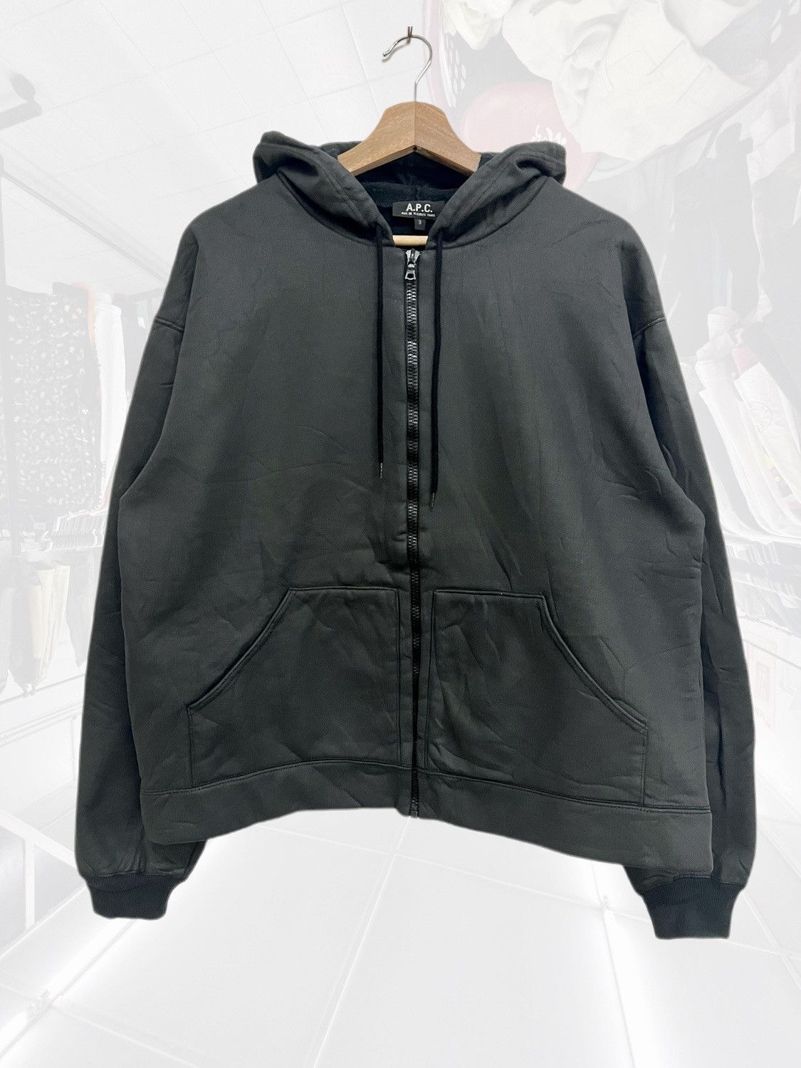A.P.C. A.P.C. Men Hoodies COHBN M27908 TIQ Blue | Grailed