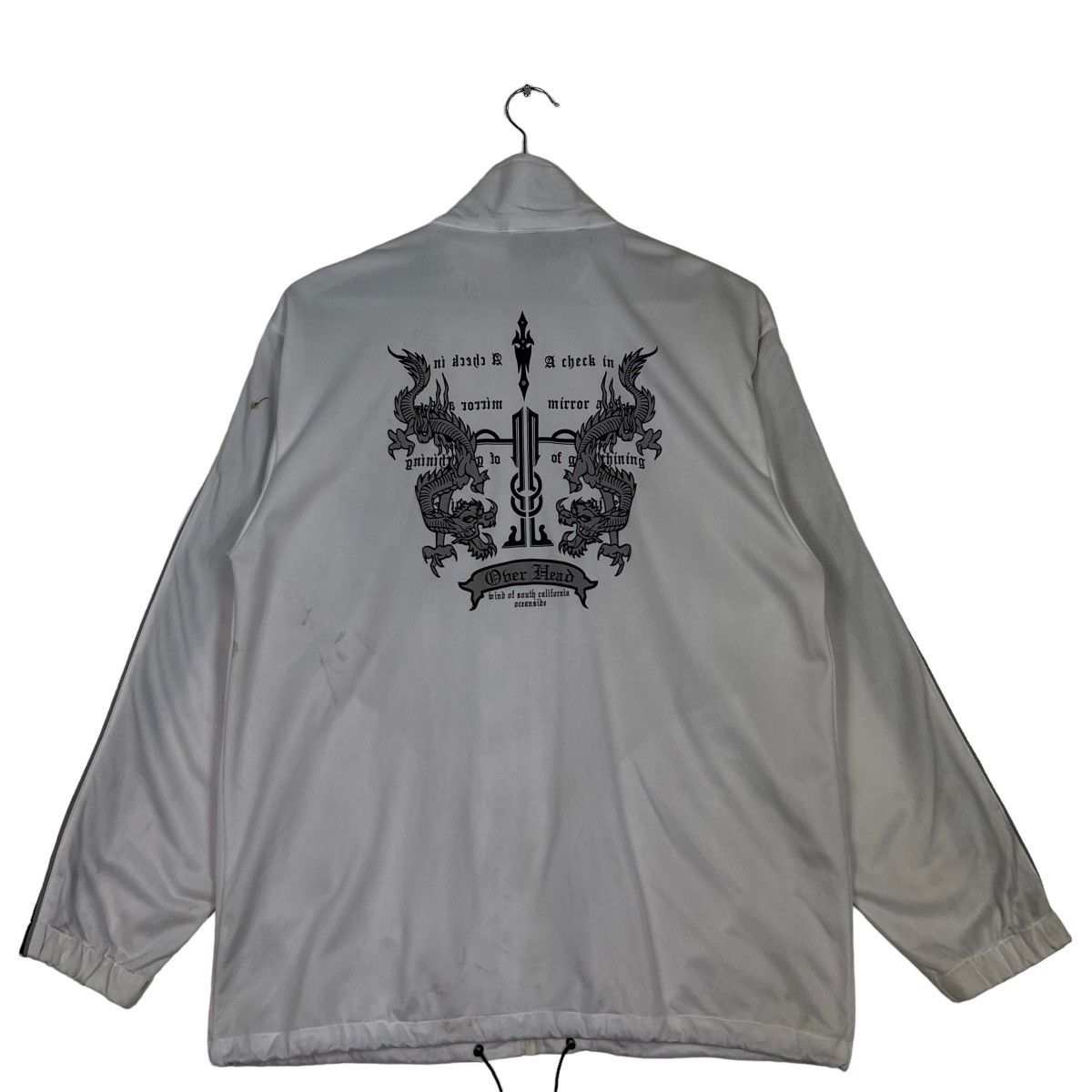 Japanese Brand 🔥 VINTAGE OVER HEAD CROSS DRAGON SWEATER Size US M / EU 48-50 / 2 - 1 Thumbnail
