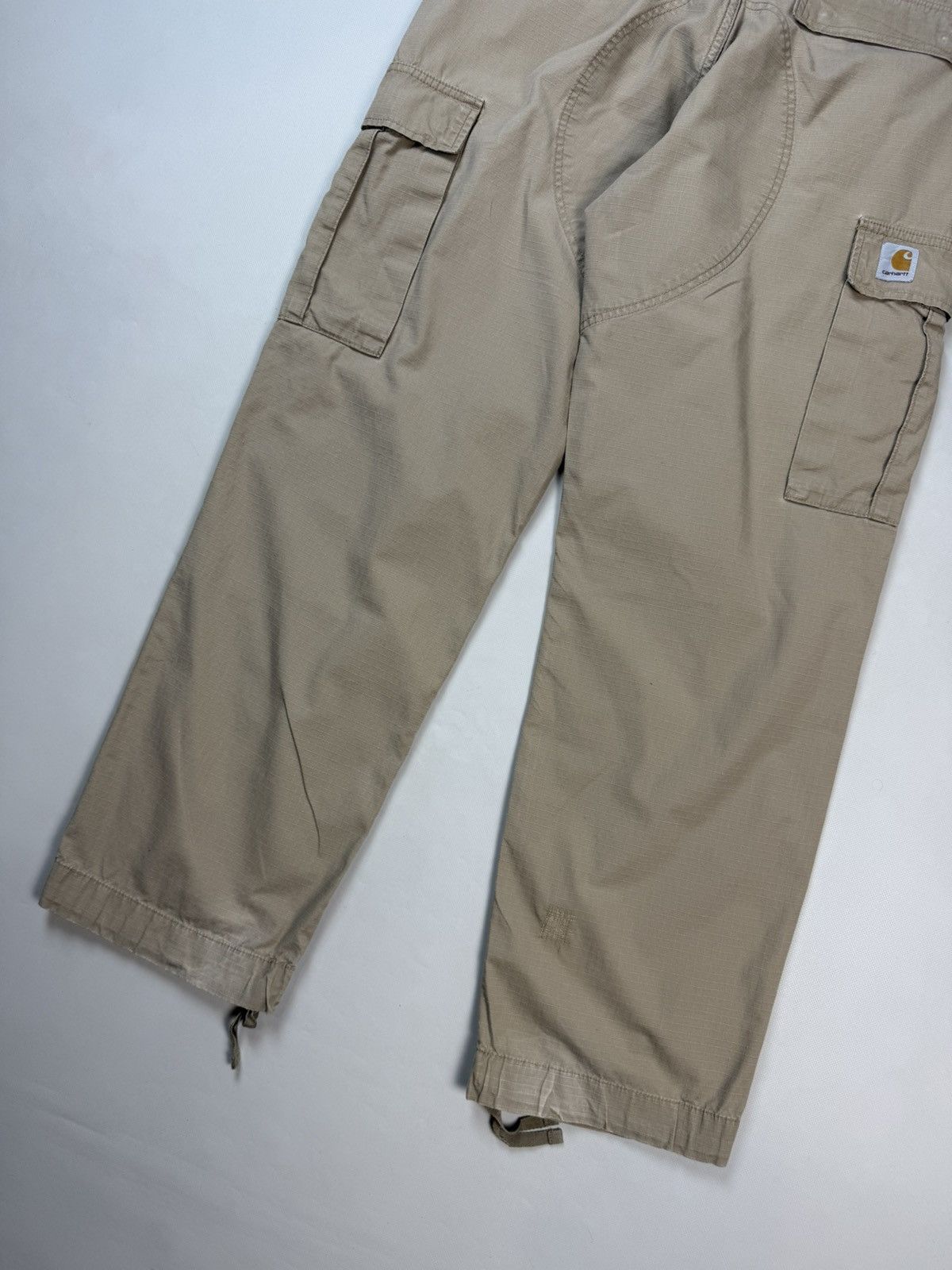 Carhartt Carhartt WIP Men’s Regular Distressed Cargo Pants Trousers Size US 34 / EU 50 - 3 Thumbnail