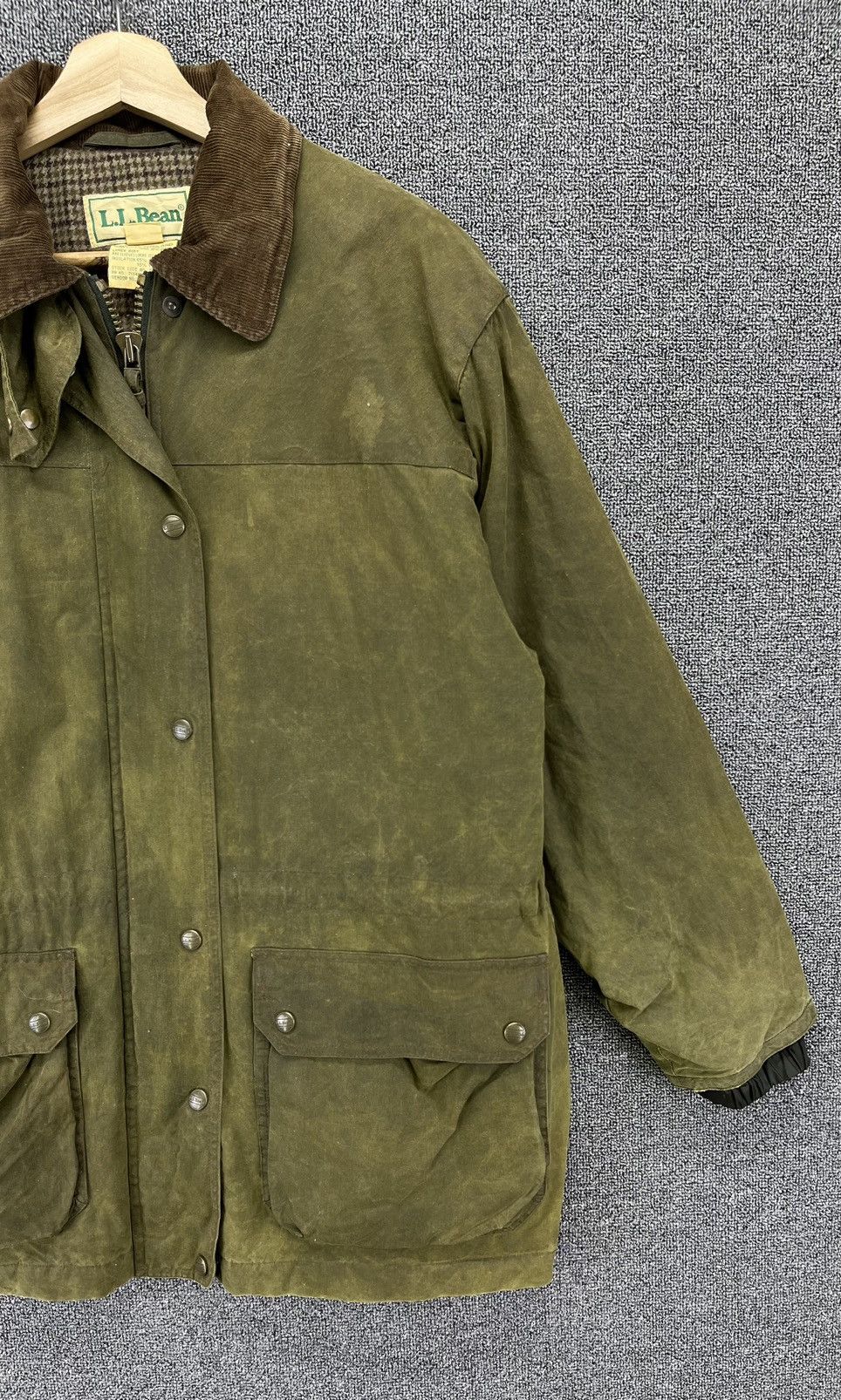 L.L. Bean Vintage L.L Bean Thinsulate Long Wax Jacket Size M / US 6-8 / IT 42-44 - 4 Thumbnail