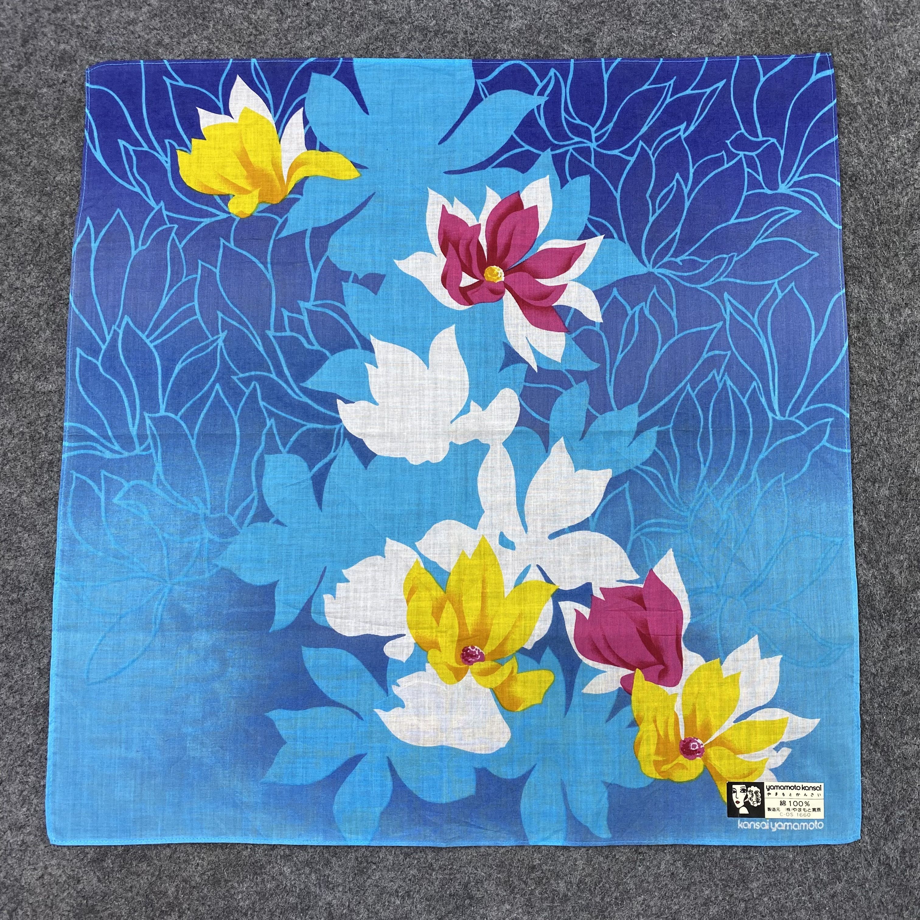 Kansai Yamamoto Kansai Yamamoto Handkerchief Neckerchief Bandana-B1632 Size ONE SIZE - 3 Thumbnail