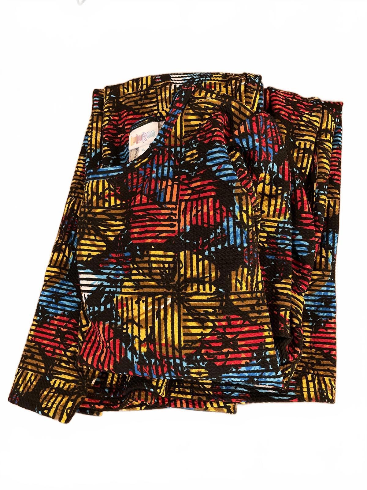 Other LuLaRoe Dress Mini Women's Large Puff Shoulder Pleated Retro Size L / US 10 / IT 46 - 7 Thumbnail