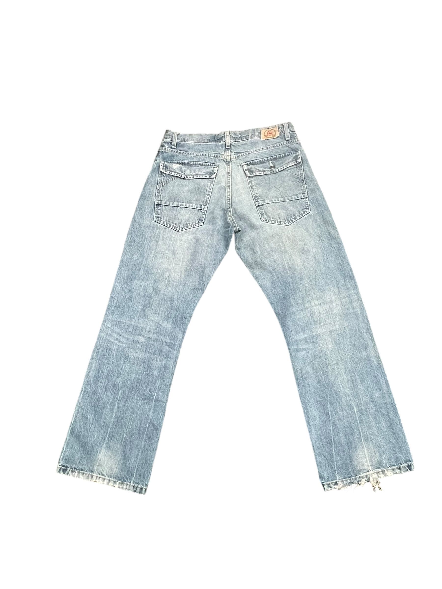 Lee Vintage Lee Dungarees Distresed Denim Size US 33 - 4 Thumbnail