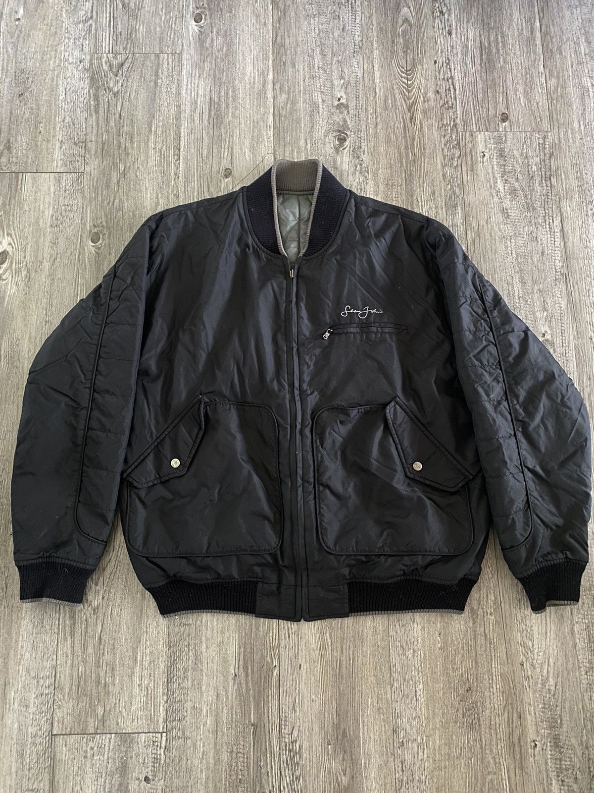 Fubu × Sean John Sean John Reversible Bomber Jacket Size US L / EU 52-54 / 3 - 2 Thumbnail