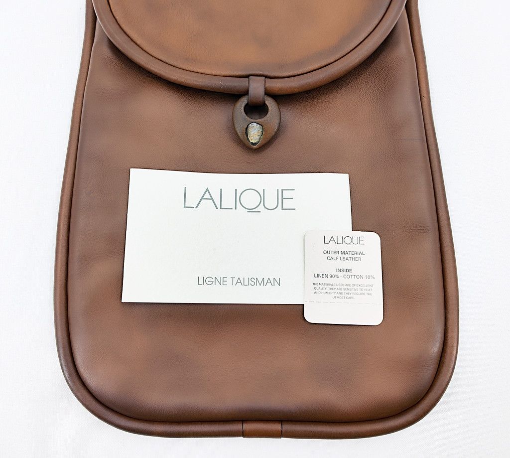 Leather LALIQUE full brown calf leather sling bag Size ONE SIZE - 4 Thumbnail