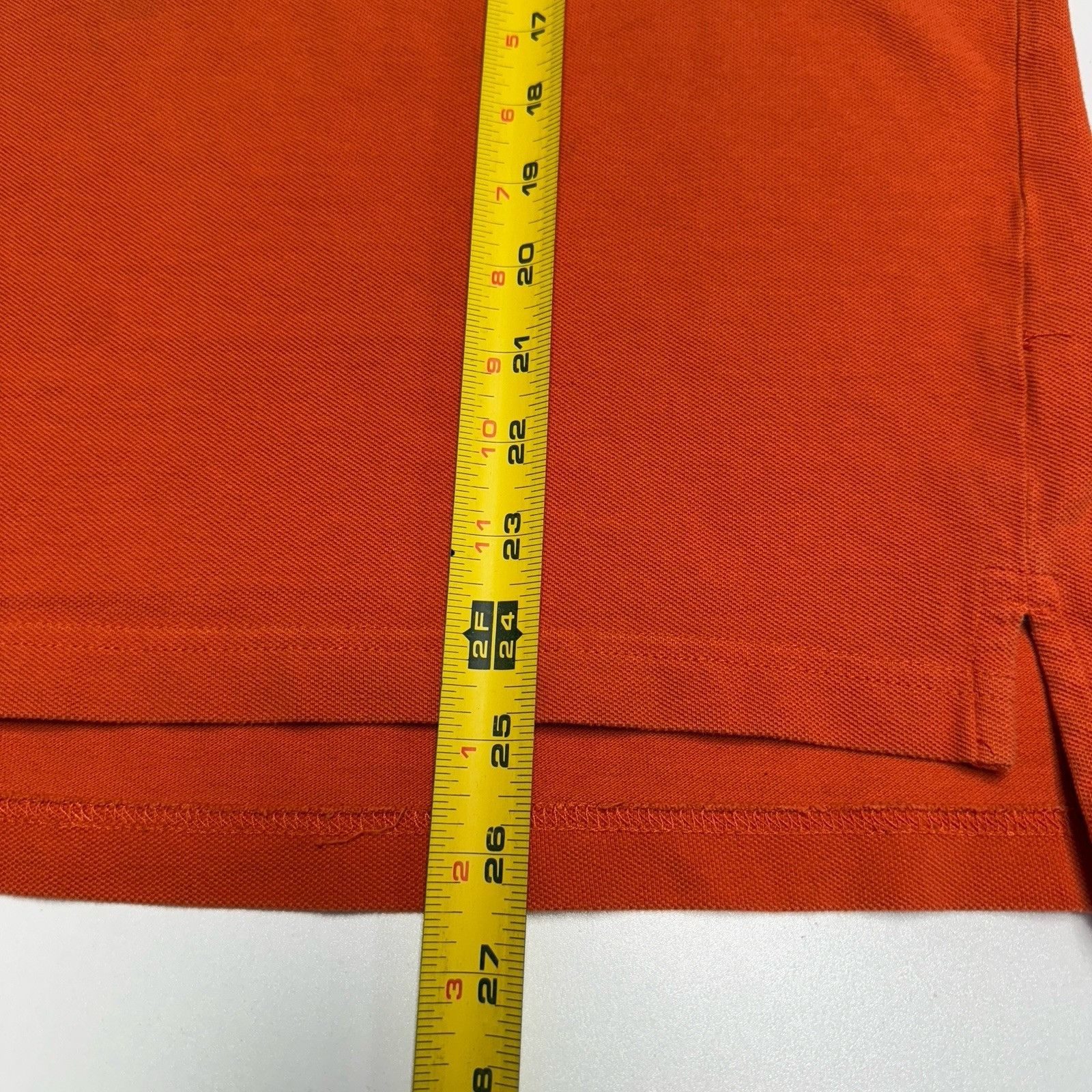 U.S. Polo Assn. US Polo Assn Collared Short Mens M 21.5x25 Orange Big Horse Size US M / EU 48-50 / 2 - 12 Thumbnail