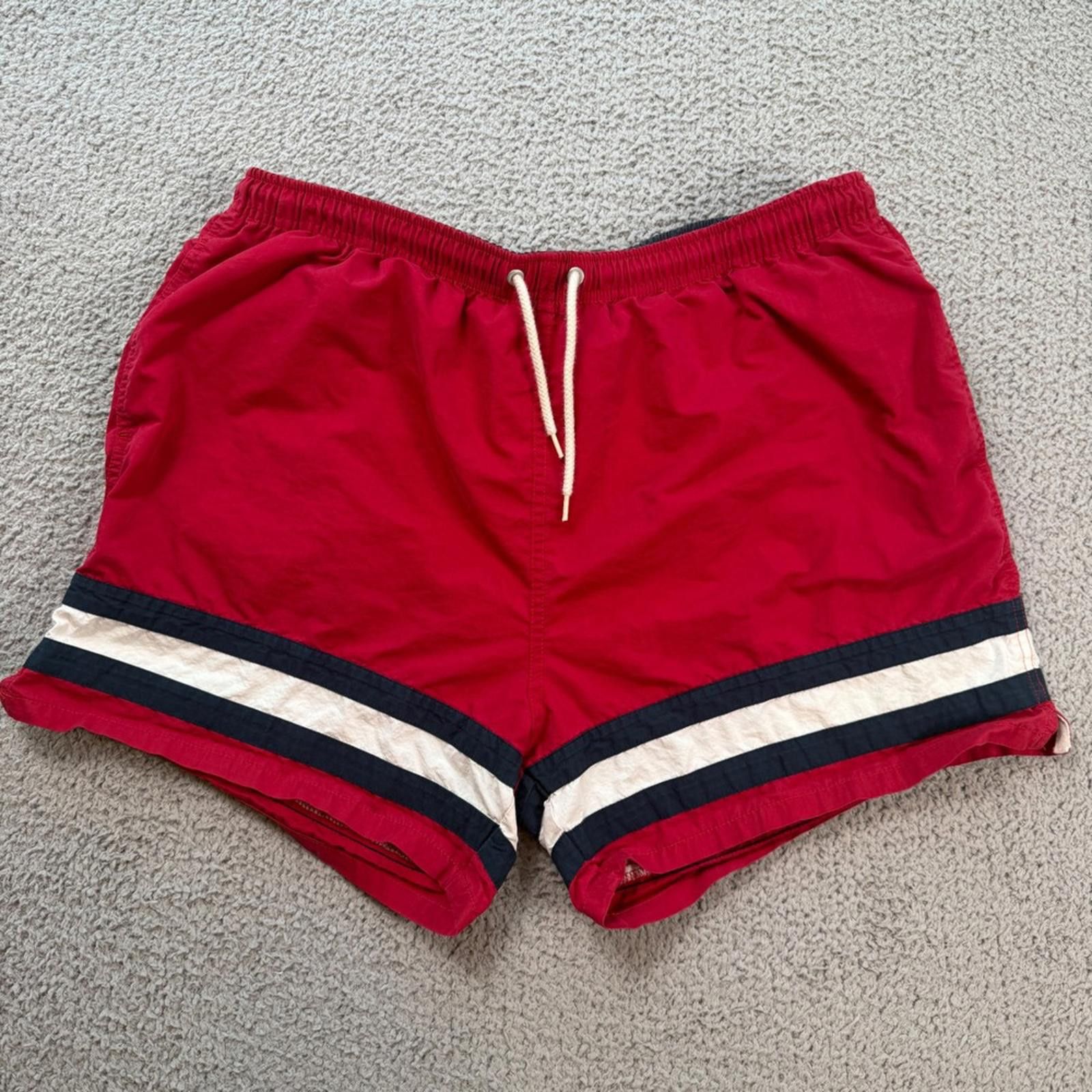 Vintage 90s Tommy Hilfiger Swim Trunks Mens L Retro Shorts