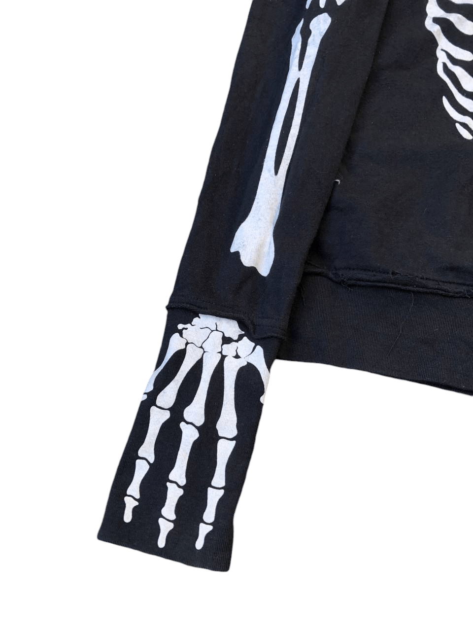 Japanese Brand × Vintage Japanese Brand Tokyo Punk Skeleton Zipper Hoodie Size US M / EU 48-50 / 2 - 19 Thumbnail