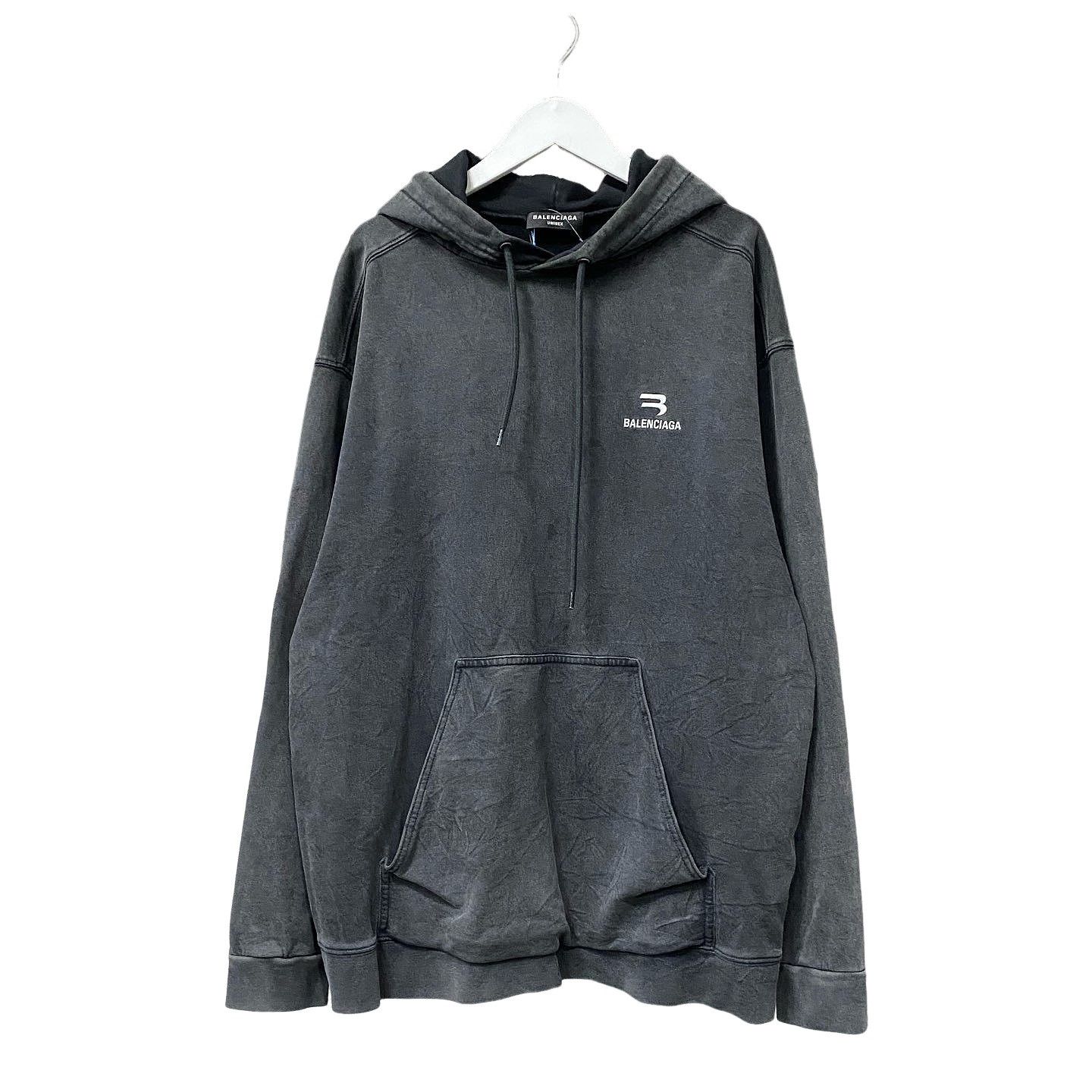Balenciaga × Gap × Kanye West YGEBB Yeezy Gap Logo Shrunken Hoodie