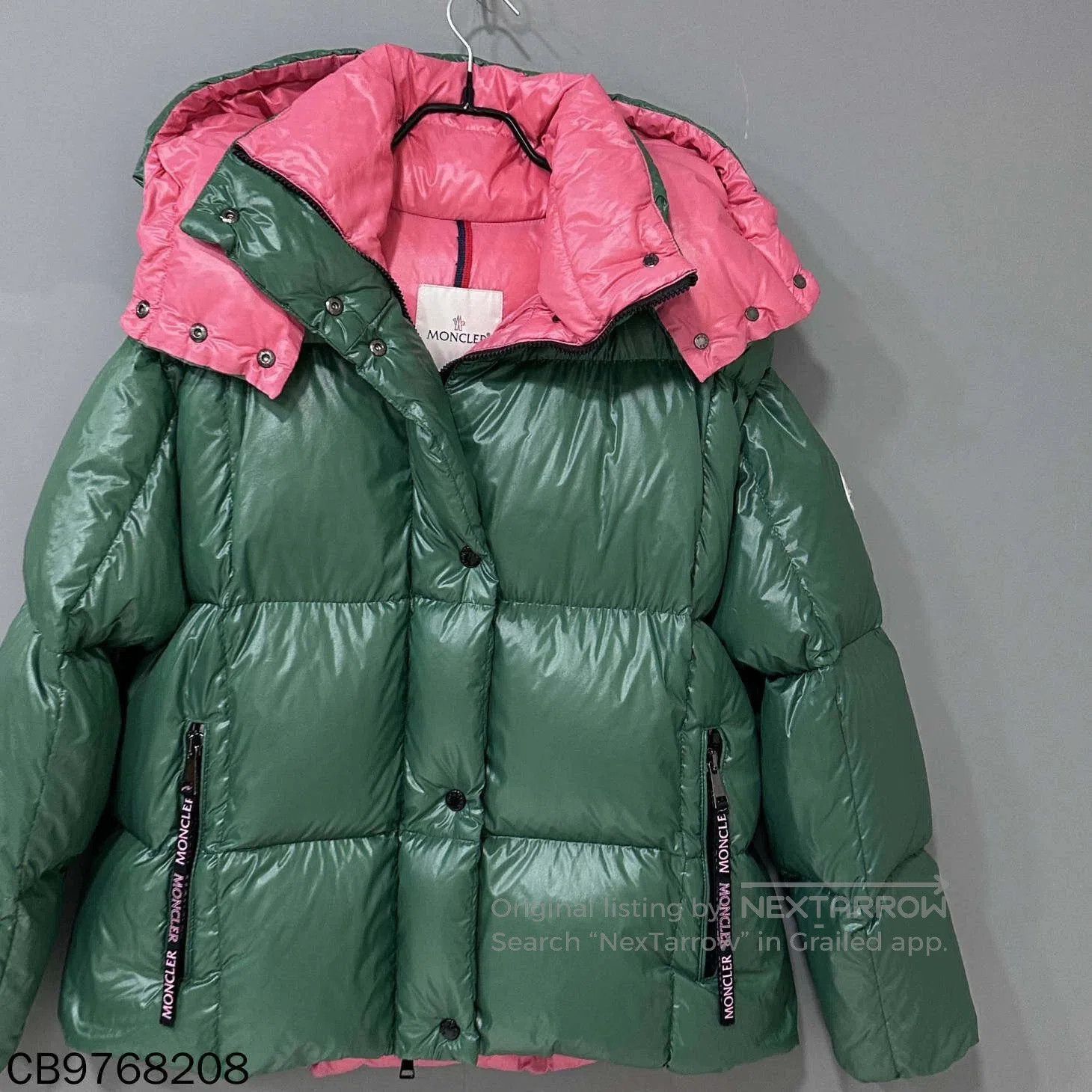 Moncler Green Hooded Puffer Coat - Size M. Size US M / EU 48-50 / 2 - 2 Thumbnail